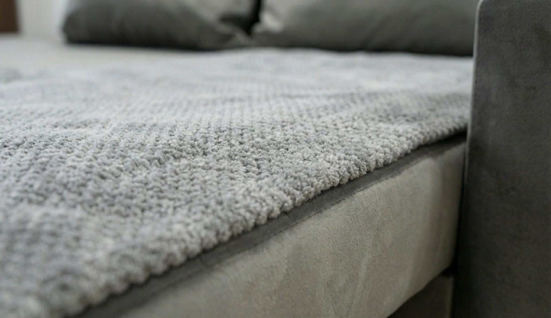 Sofa topper 150/62 cm 06842, two-sided, grey  4