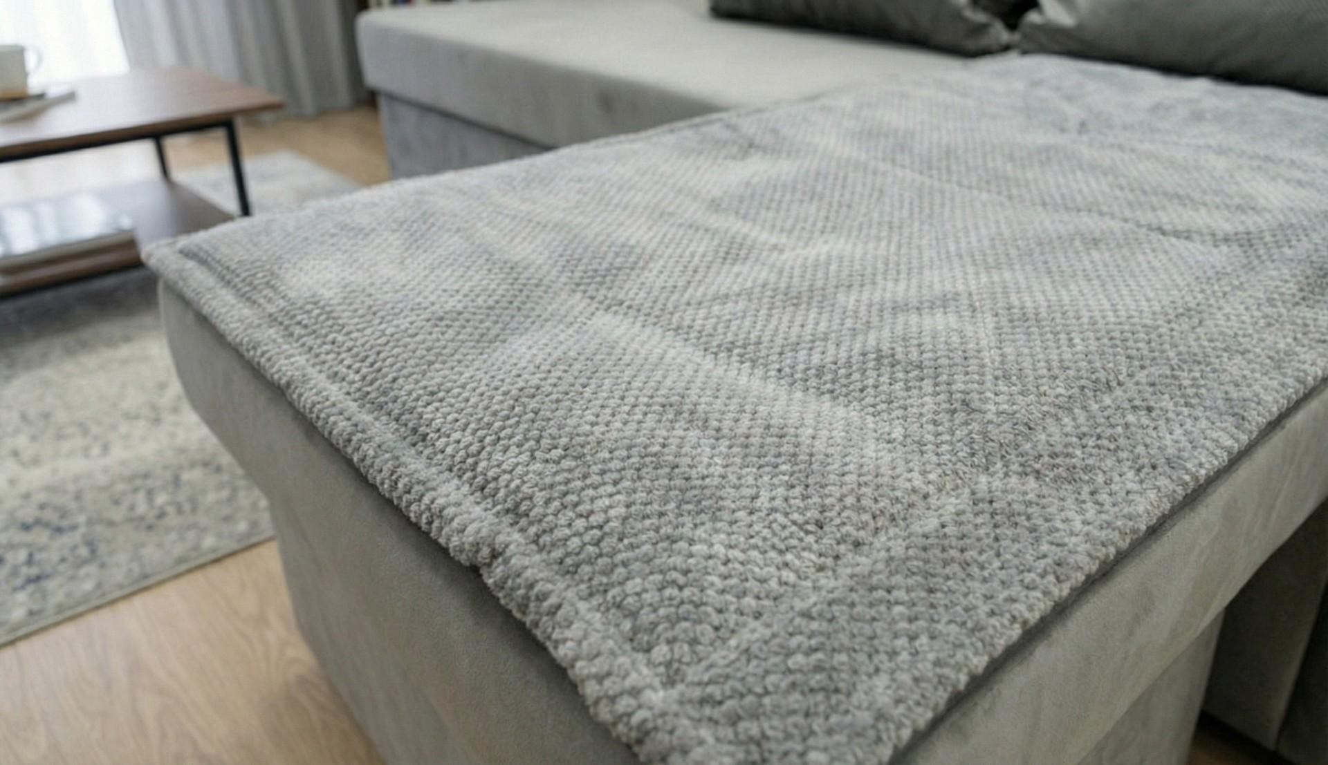 Sofa topper 150/62 cm 06842, two-sided, grey  5
