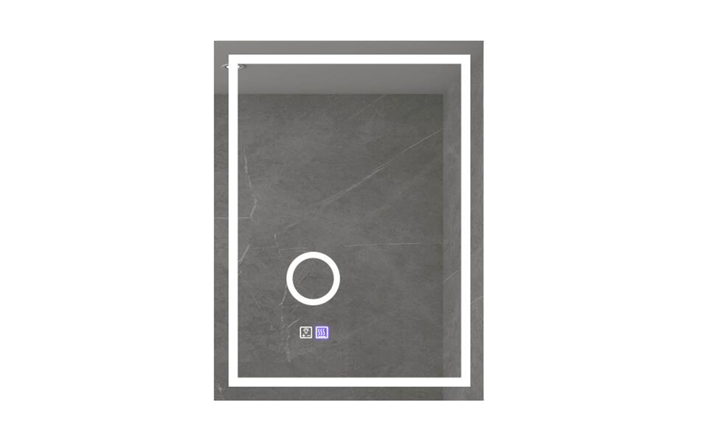 ICL 1828 Bathroom mirror with LED lights, 60/80 cm  2