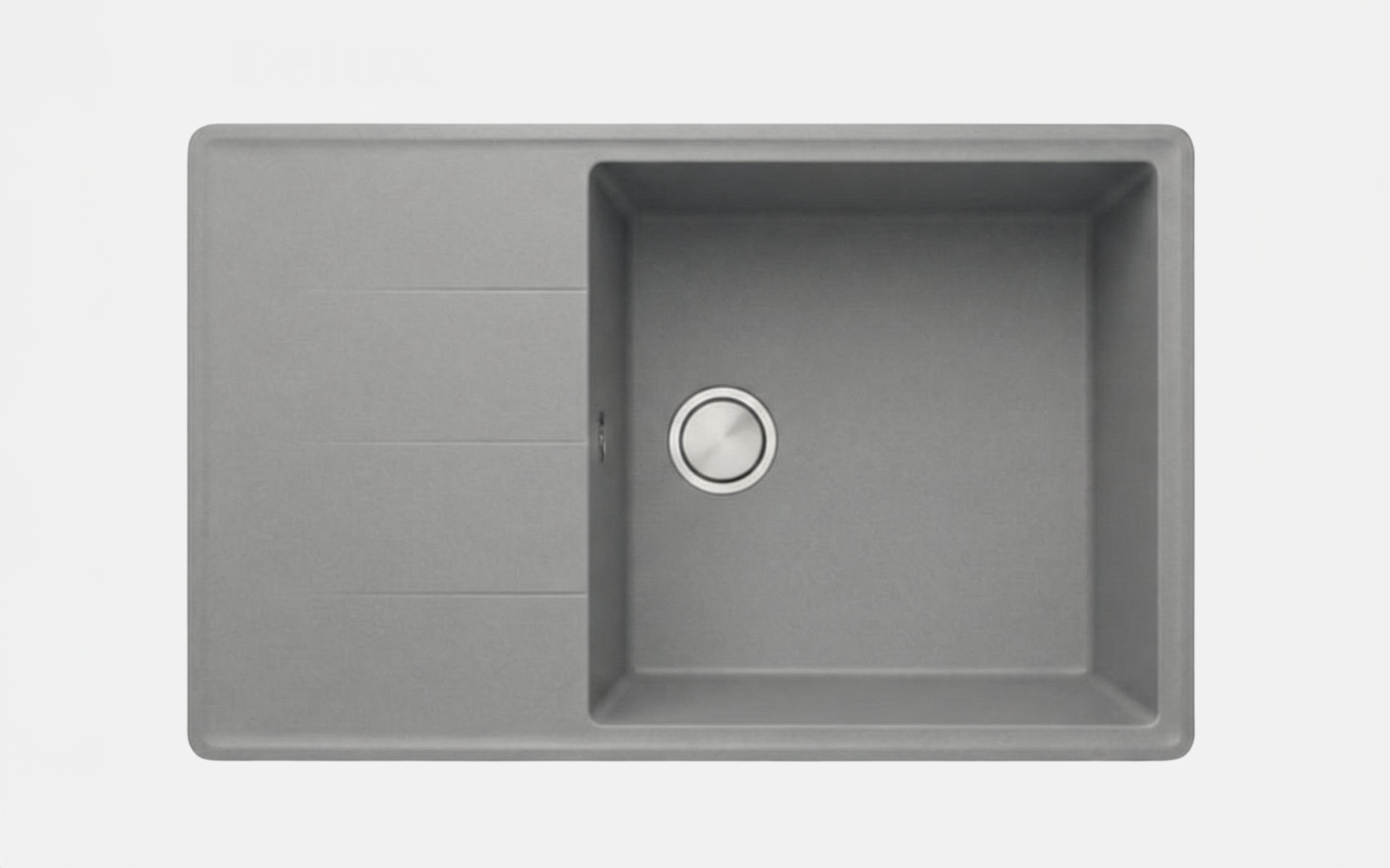 Granite sink Delux-L, grey  2
