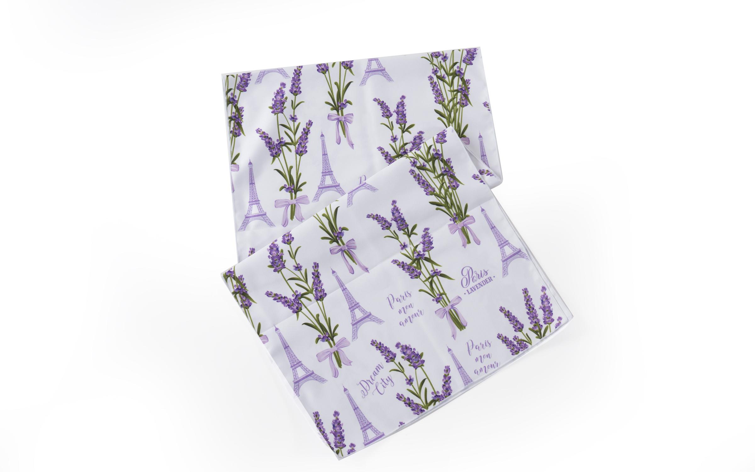 Table runner Lavender/Paris, 140/40 cm  3