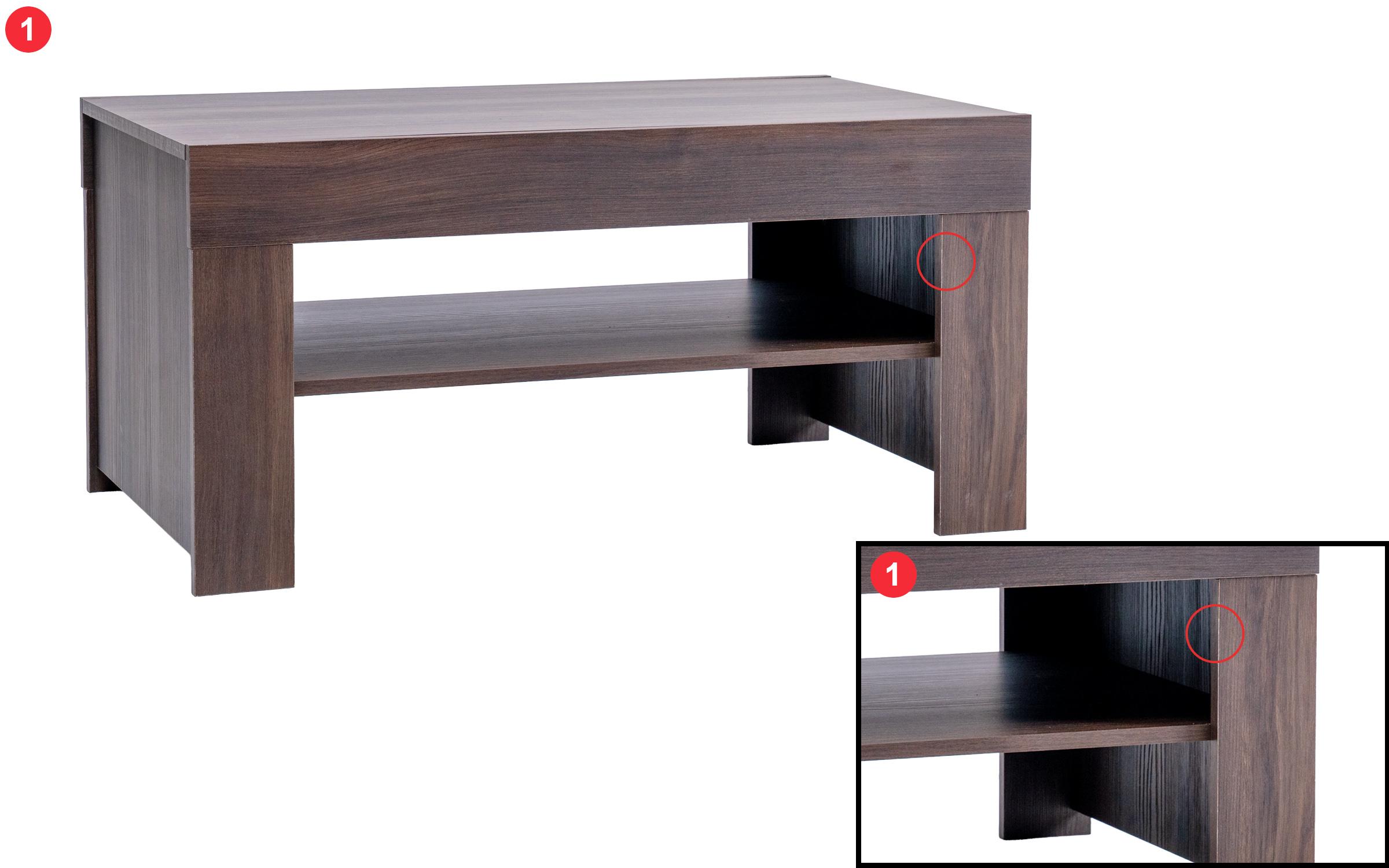 Sample Coffee table, Ristretto Baroque oak  2
