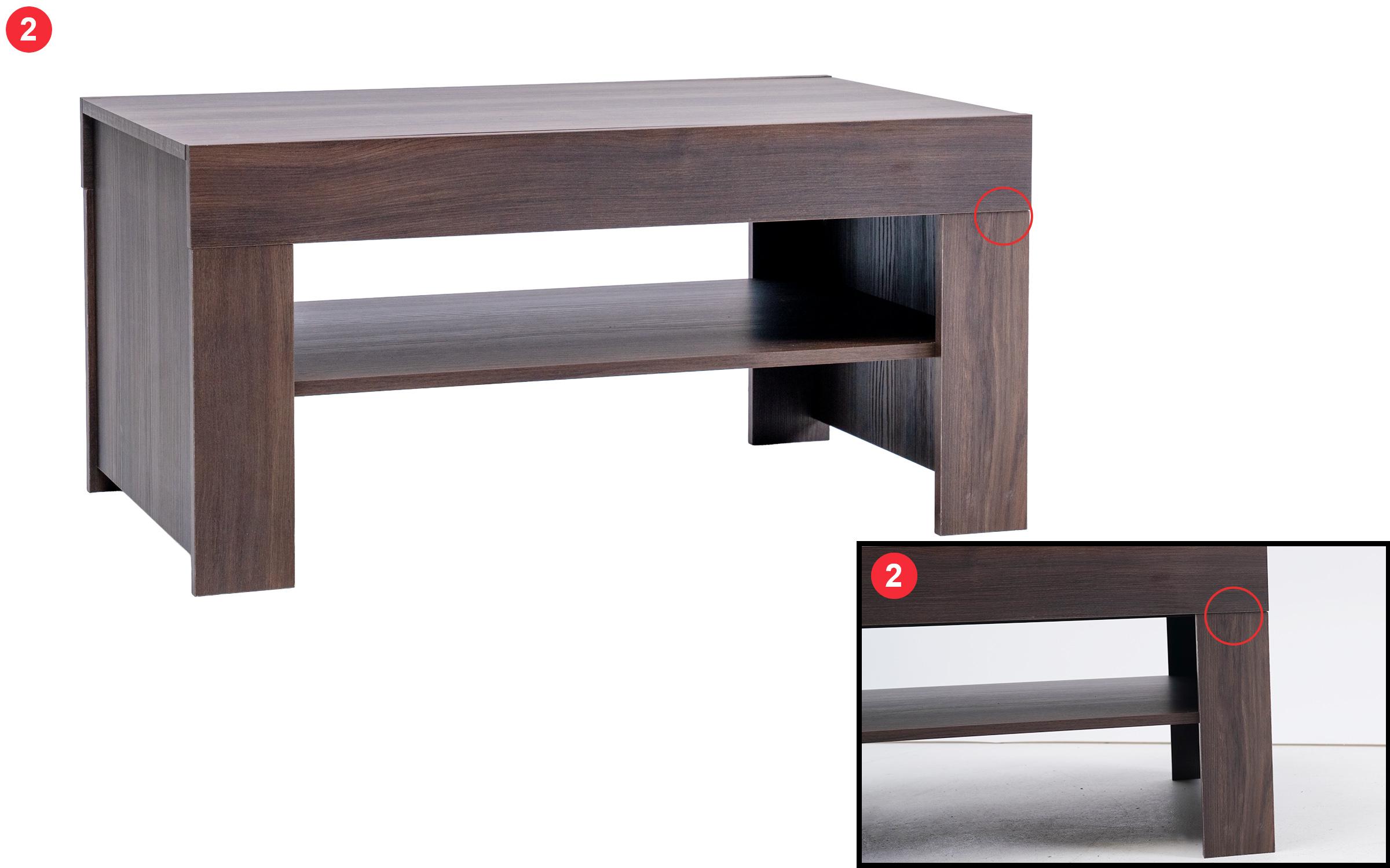 Sample Coffee table, Ristretto Baroque oak  3