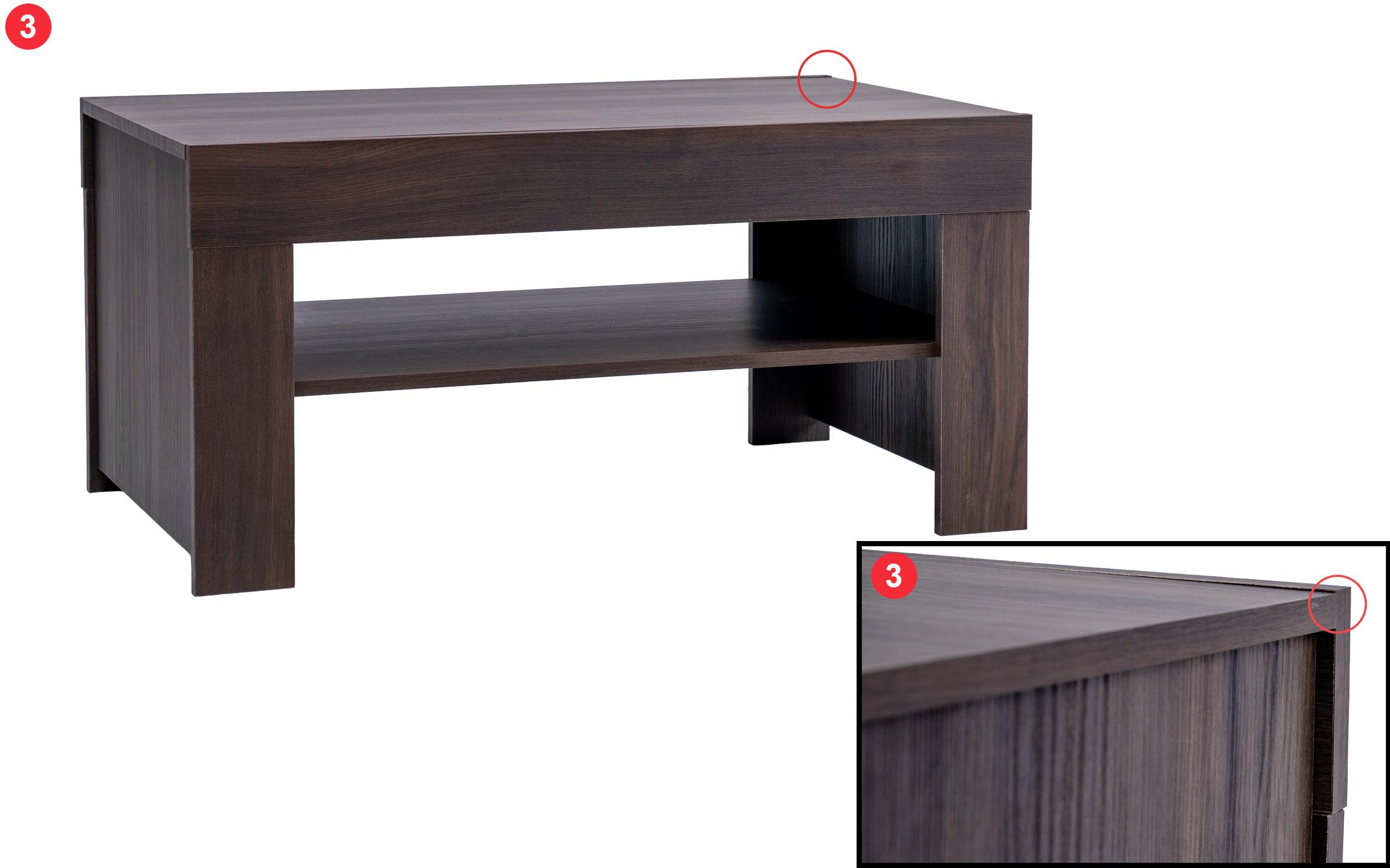 Sample Coffee table, Ristretto Baroque oak  4