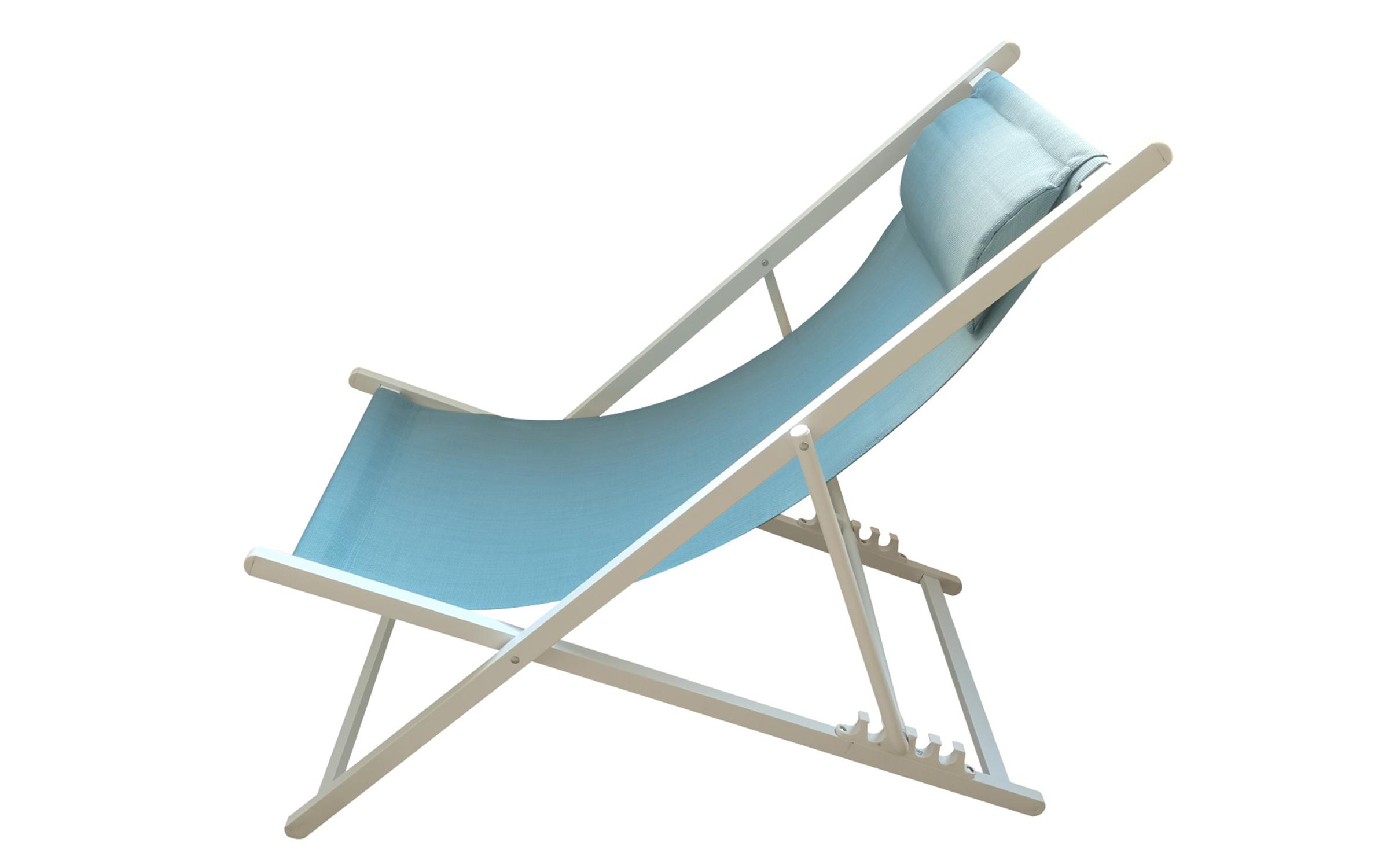 Garden chair /folding/ Loreto, blue  4