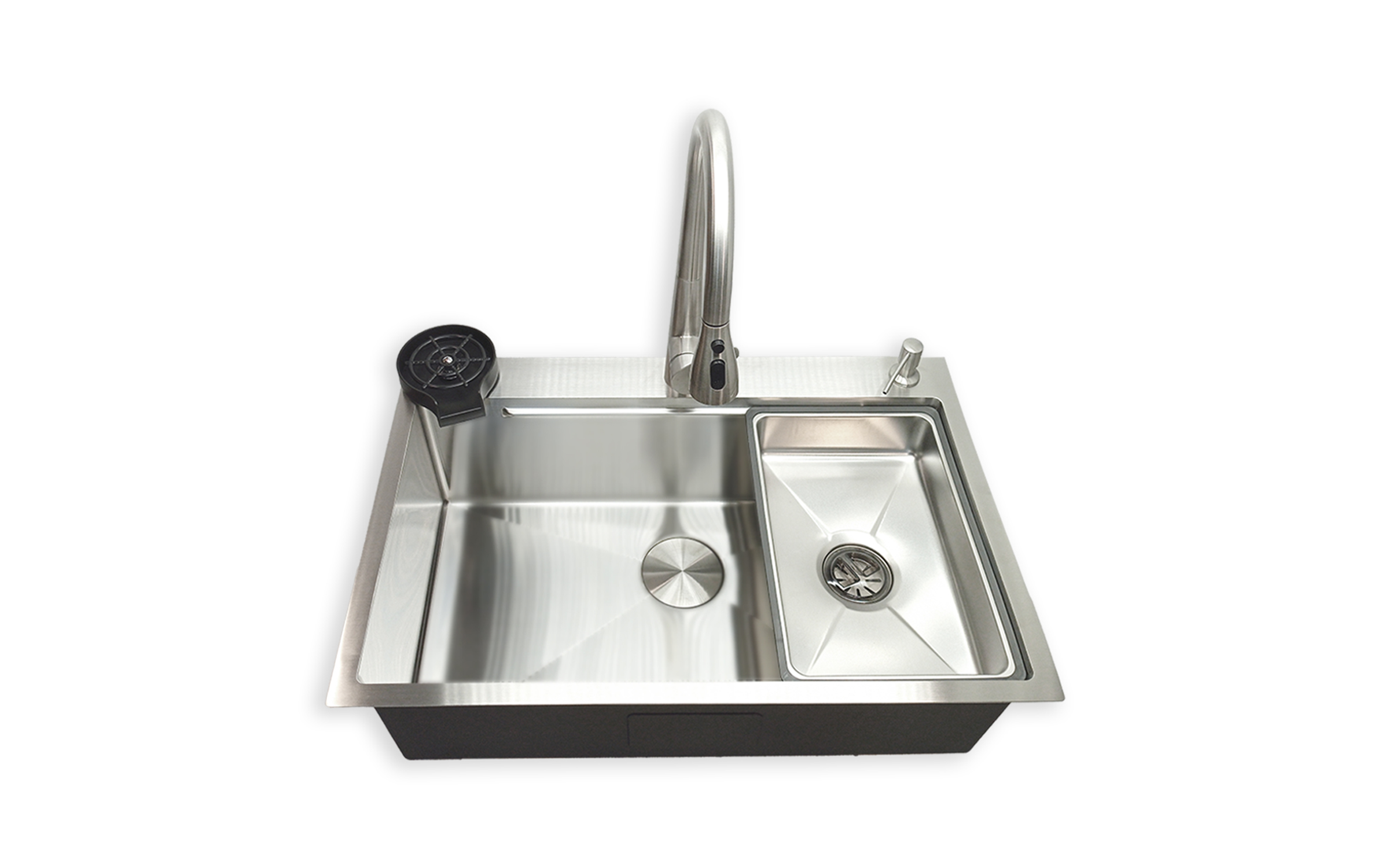 Multifunctional sink IVENTO K/ 20L.041.41, brushed stainless steel  2