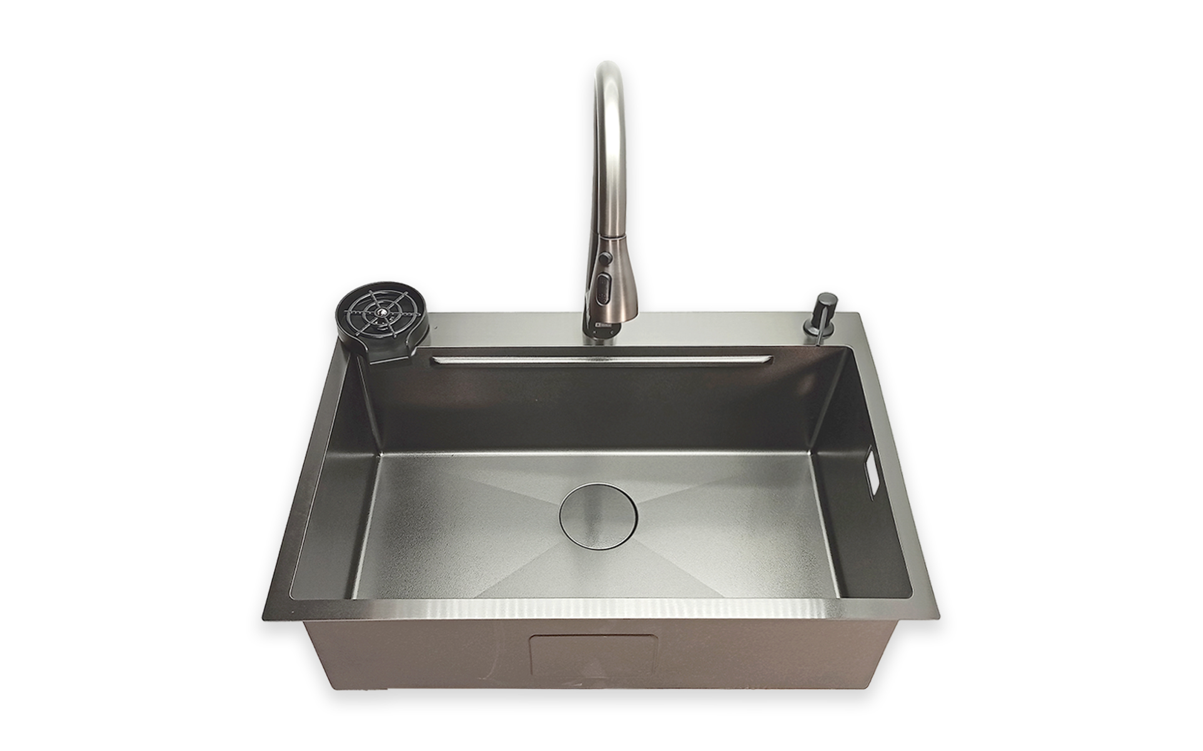 Multifunctional sink IVENTO K/ 20L.041.42, nano black  3
