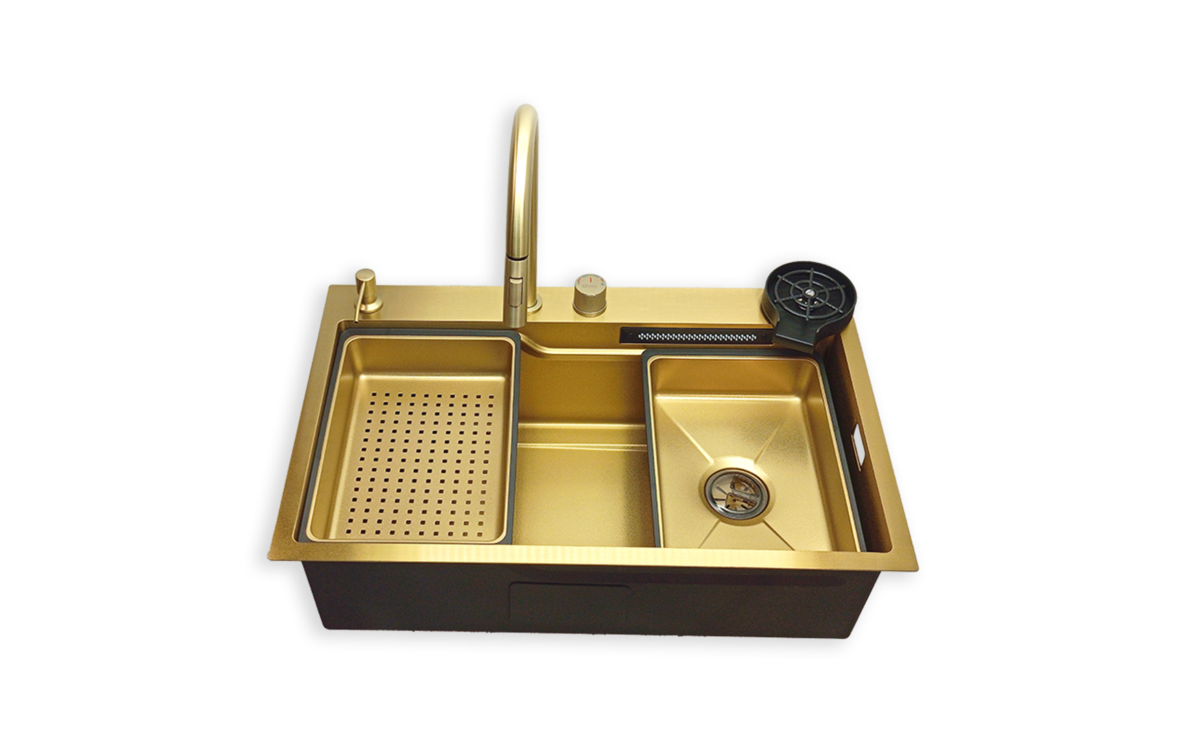Multifunctional sink IVENTO K/ 20L.041.53, golden  2