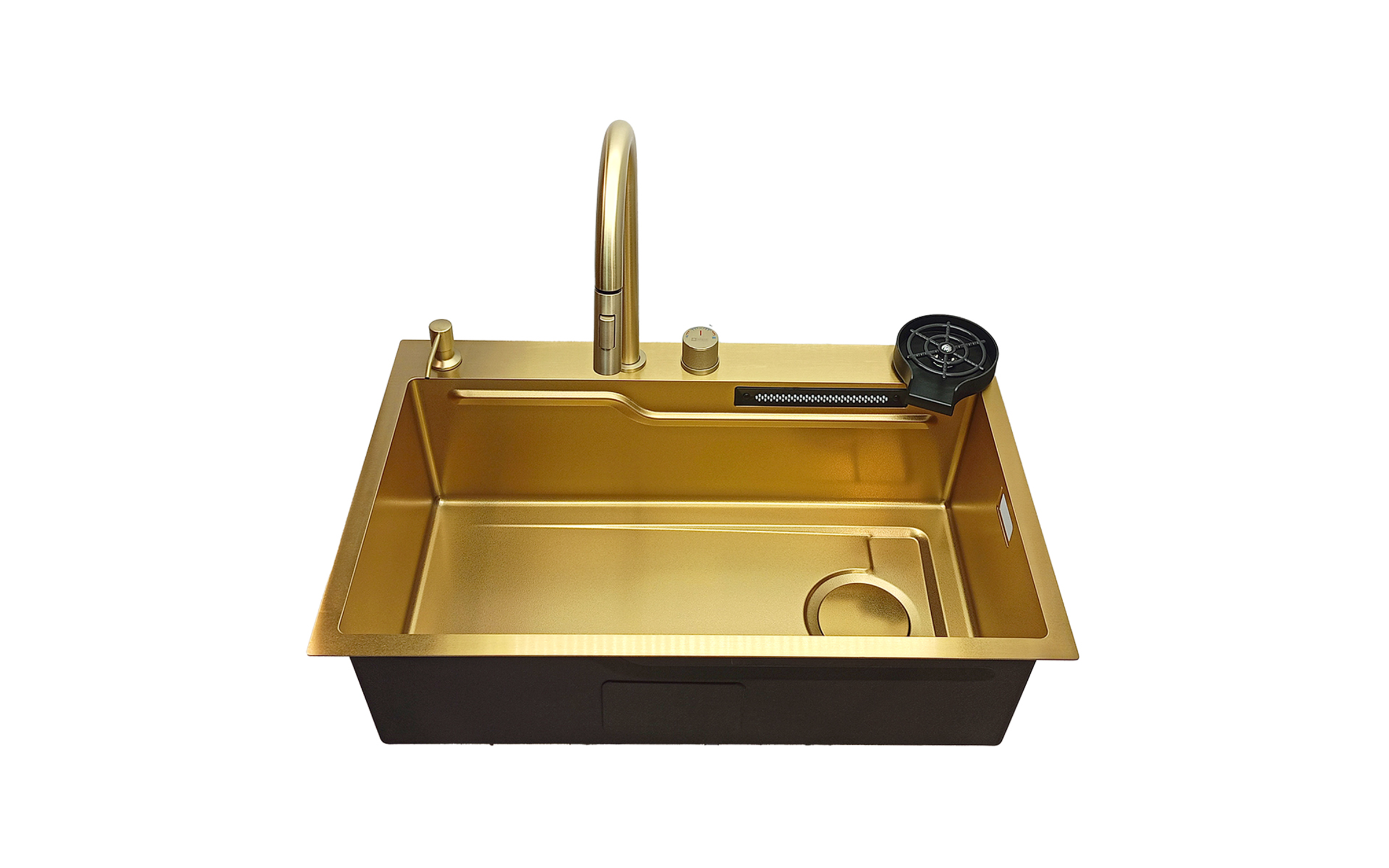 Multifunctional sink IVENTO K/ 20L.041.53, golden  4