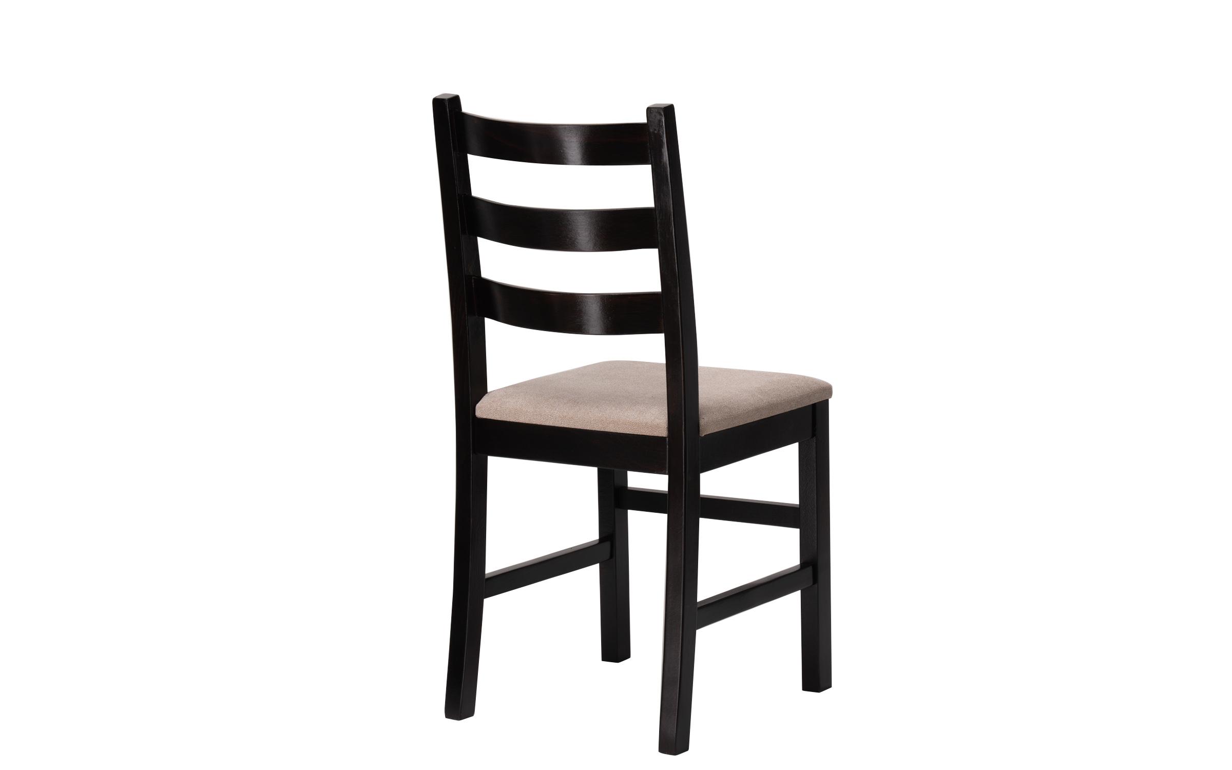 Dining chair Carsel, Wenge with beige seat  6