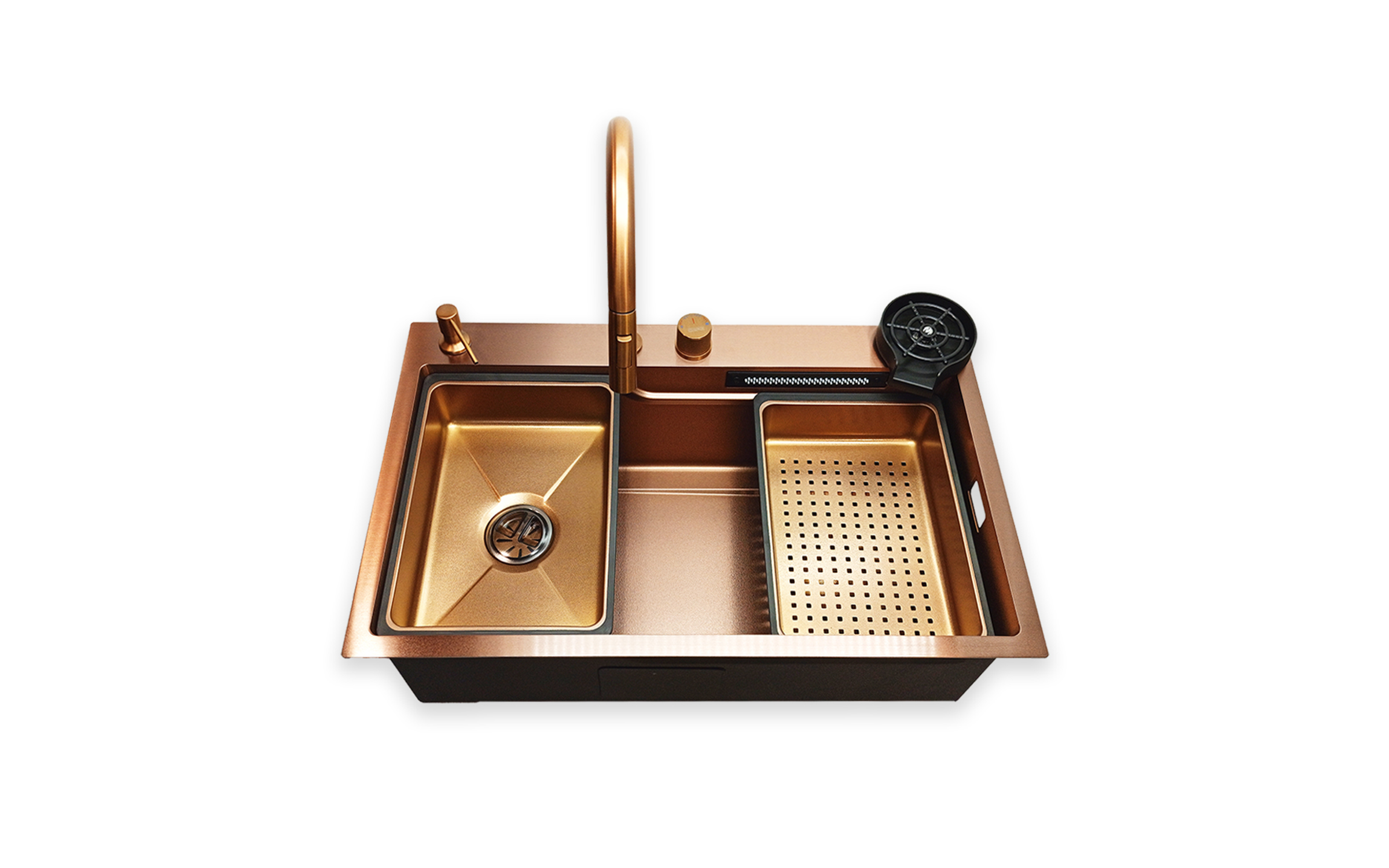 Multifunctional sink IVENTO K/ 20L.041.54, pink gold  2