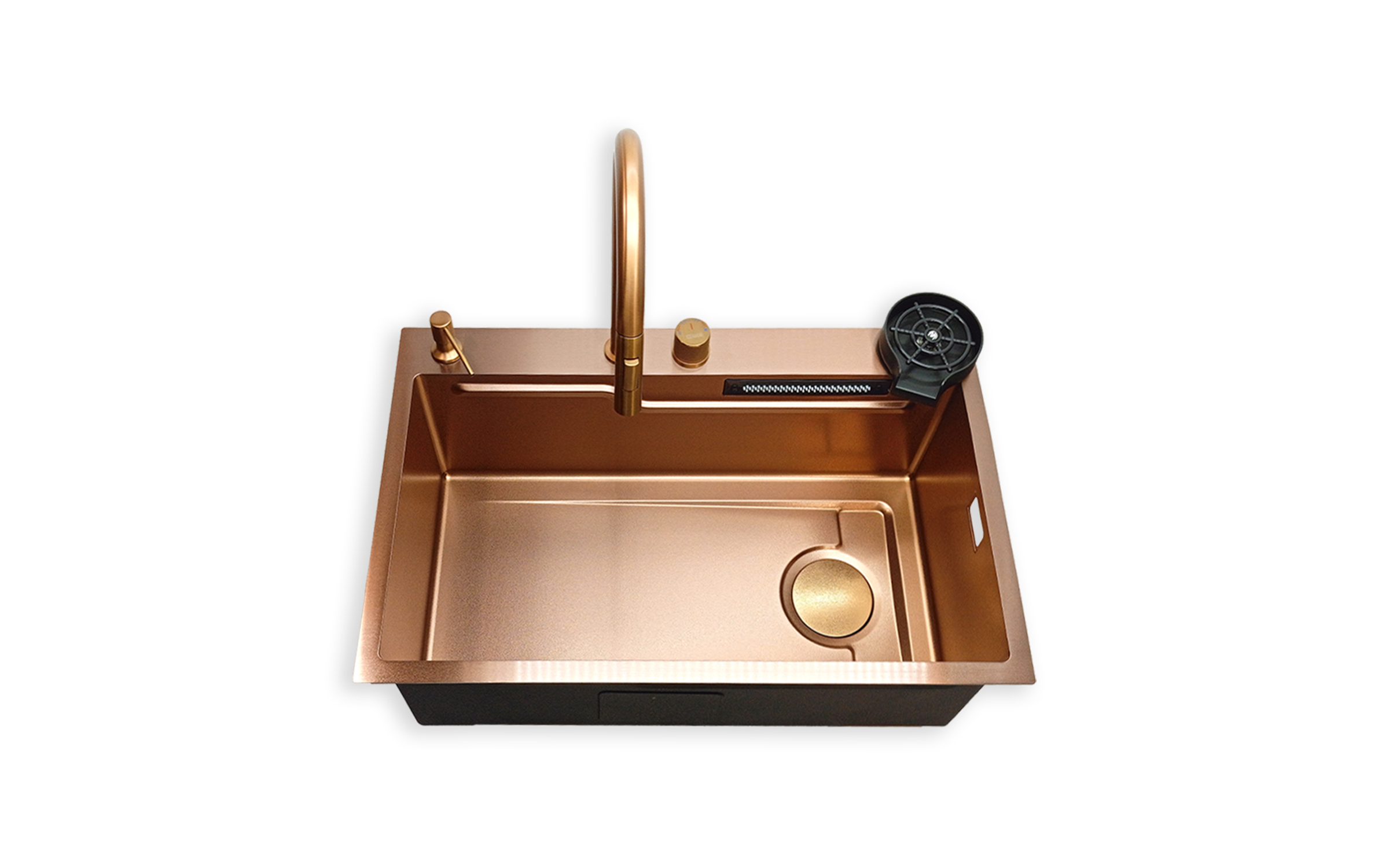 Multifunctional sink IVENTO K/ 20L.041.54, pink gold  3