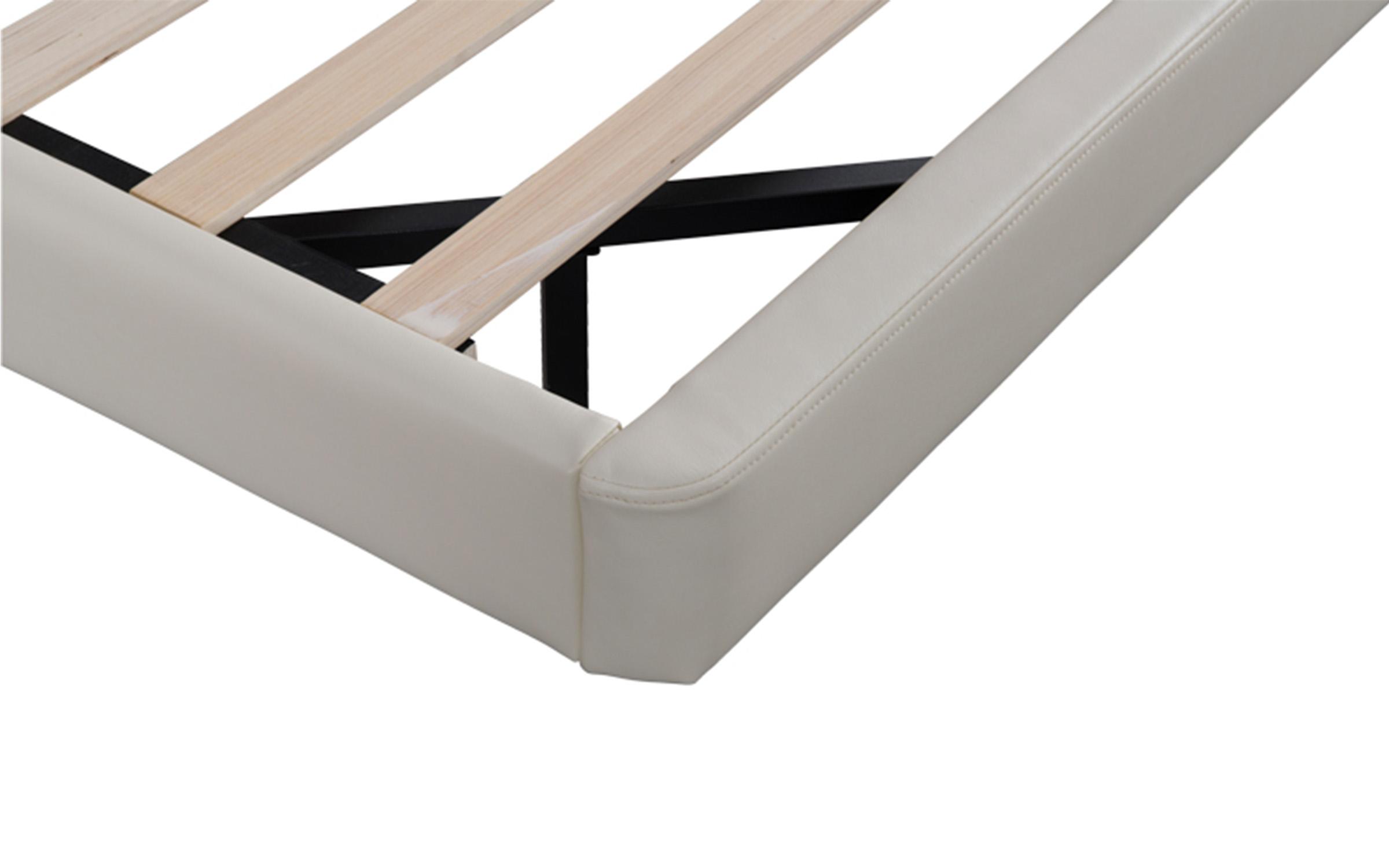 Upholstered double bed 160/200 Jane, ivory  8