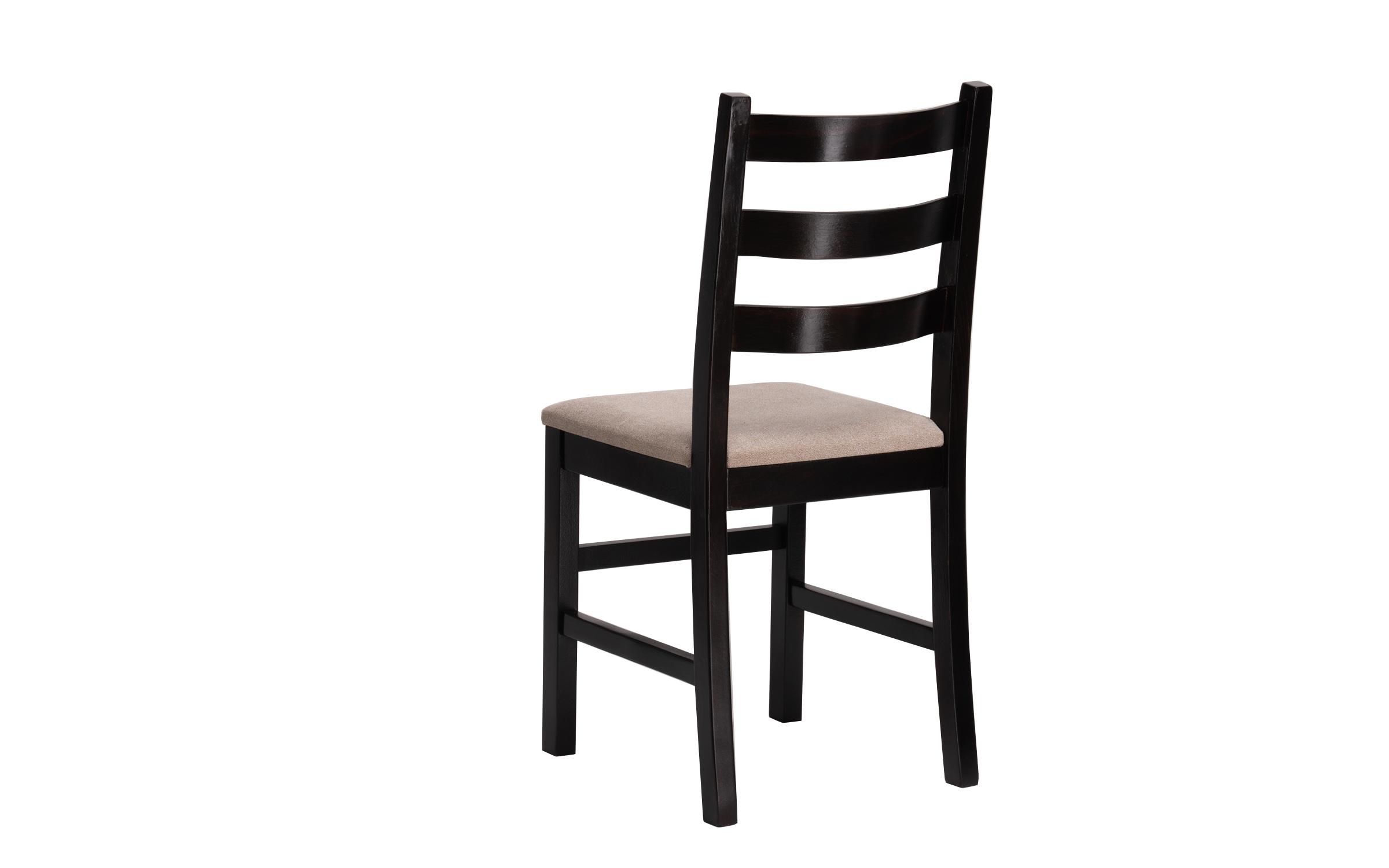 Dining chair Carsel, Wenge with beige seat  7