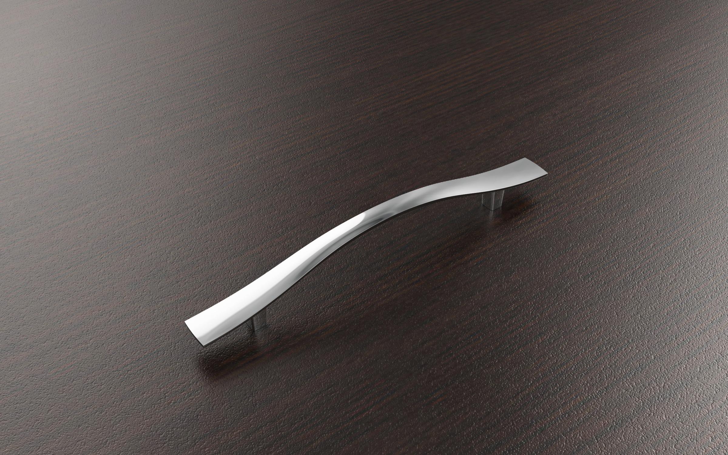 Furniture handle 2456, 140 mm, inox  1
