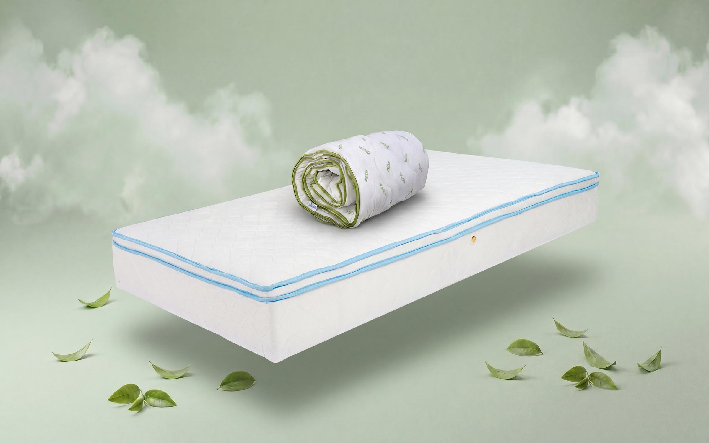 Set of mattress 160/200 + duvet 200/200 Leo Pocket memory + Green Tea,   1