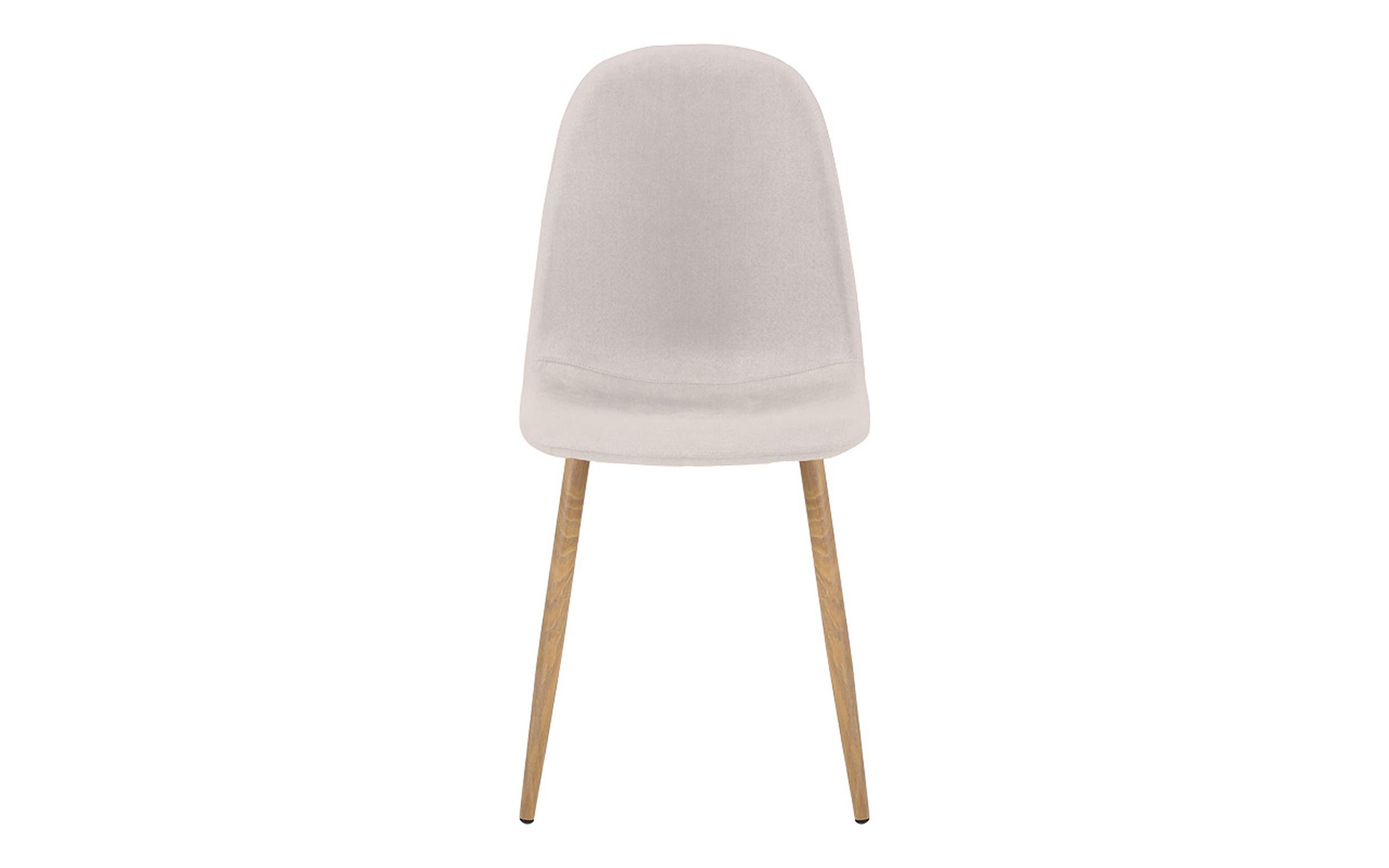 Dining chair Bella, light grey + natural  3