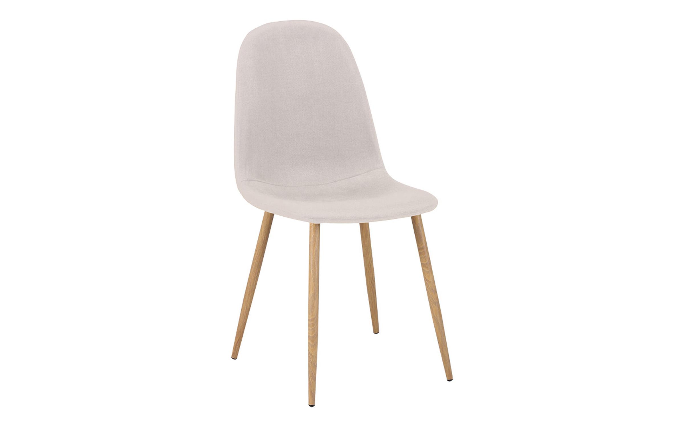 Sample Dining chair, light grey + natural  1