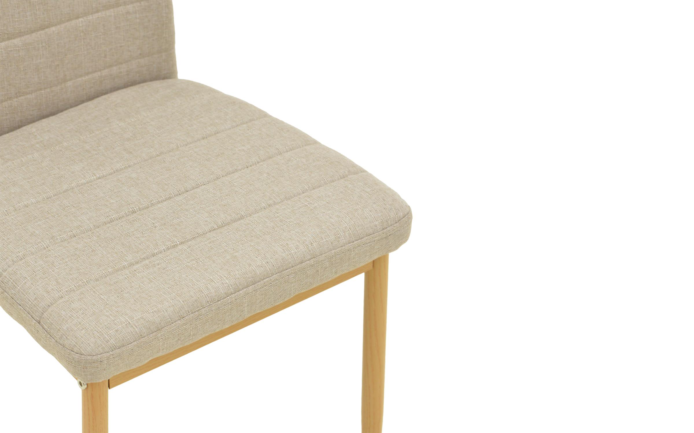 Dining chair Parker, beige + natural  8