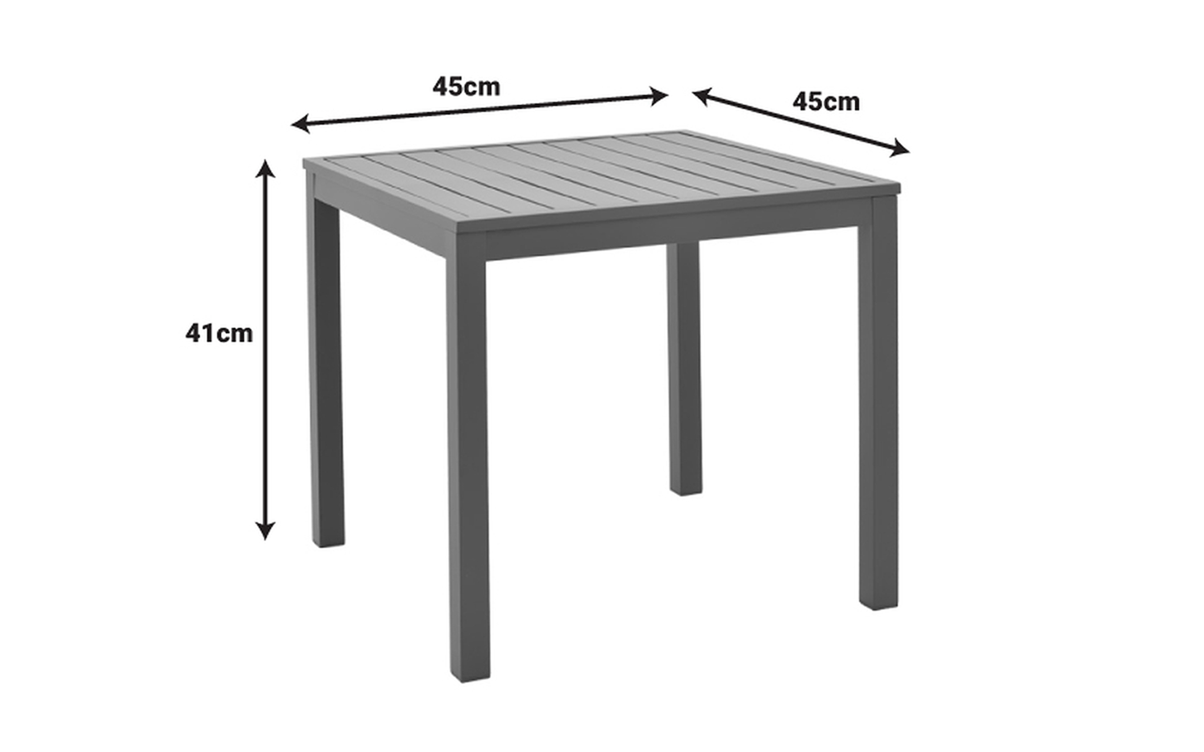 Garden table Kalita, anthracite  2