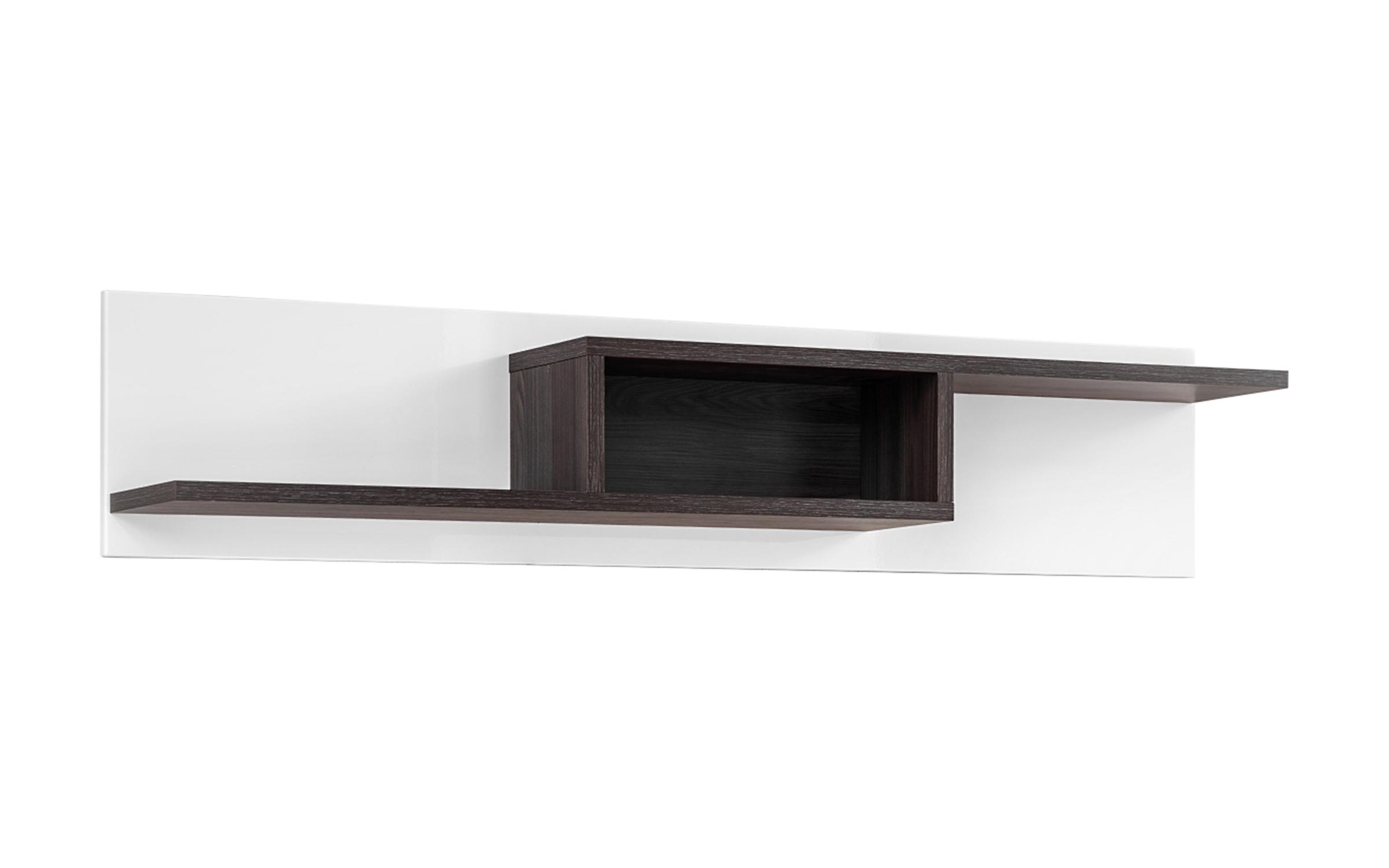 Shelf Malia, white + pearl elm + white gloss  1