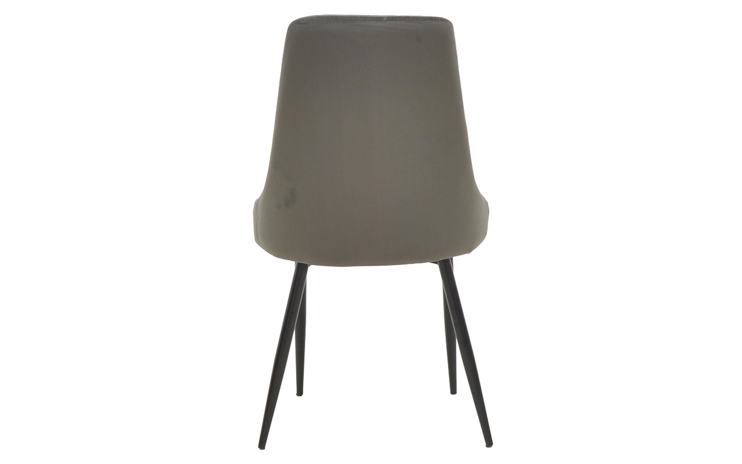 Dining chair Azory, dark grey + black  5