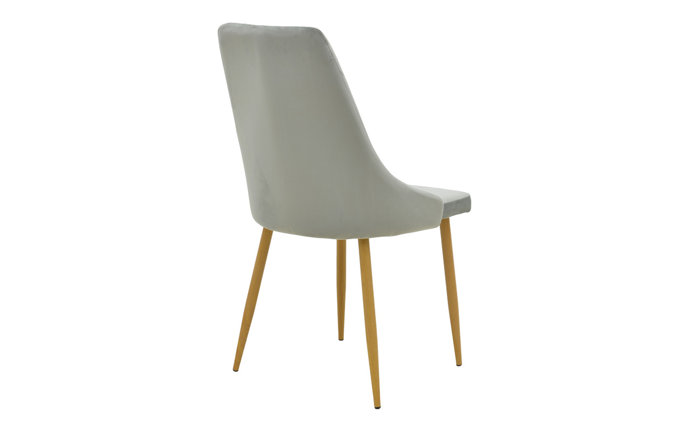 Dining chair Azory, grey + natural  4