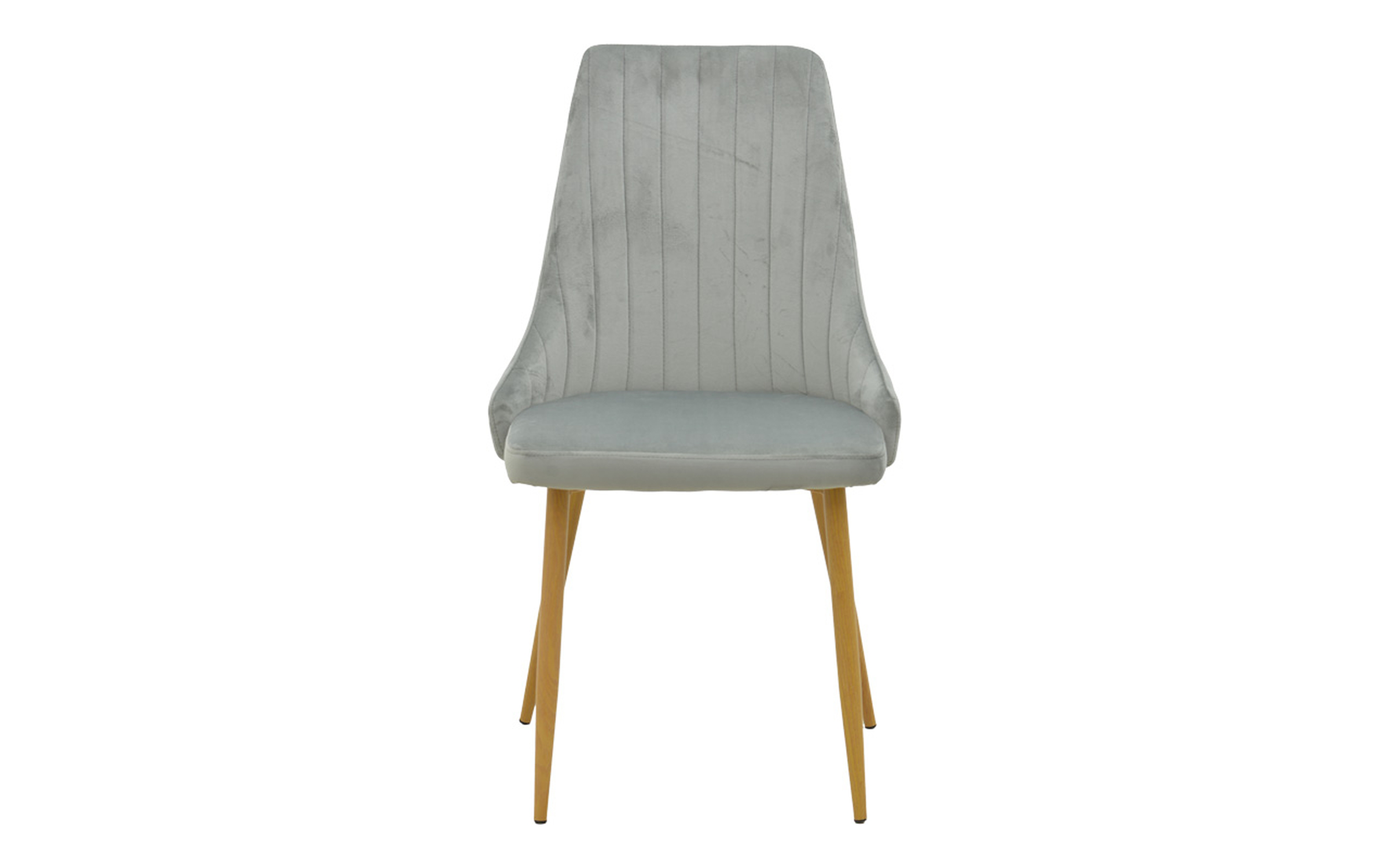 Dining chair Azory, grey + natural  5