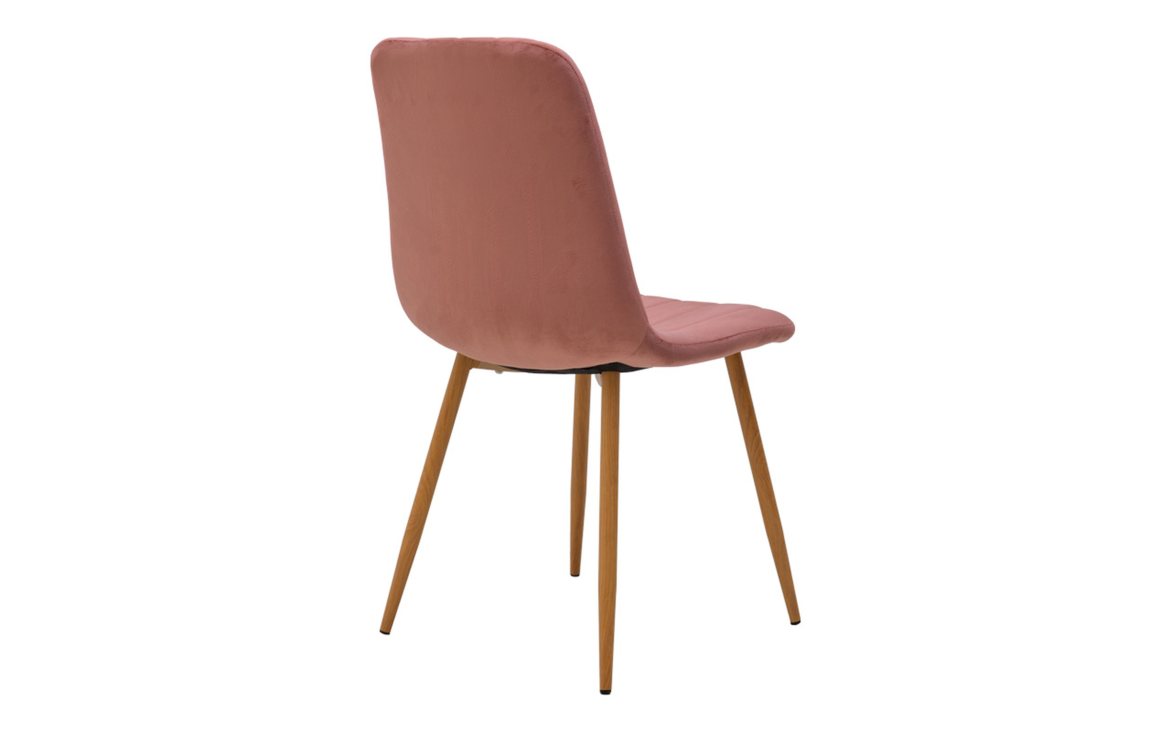 Dining chair Nor, ash rose + natural  4