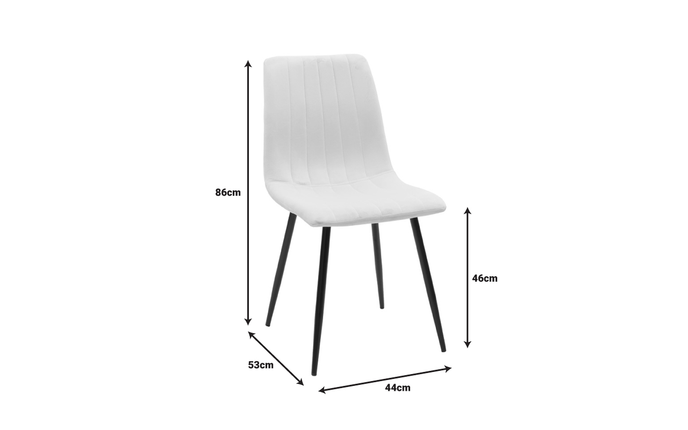 Dining chair Nor, grey + natural  2