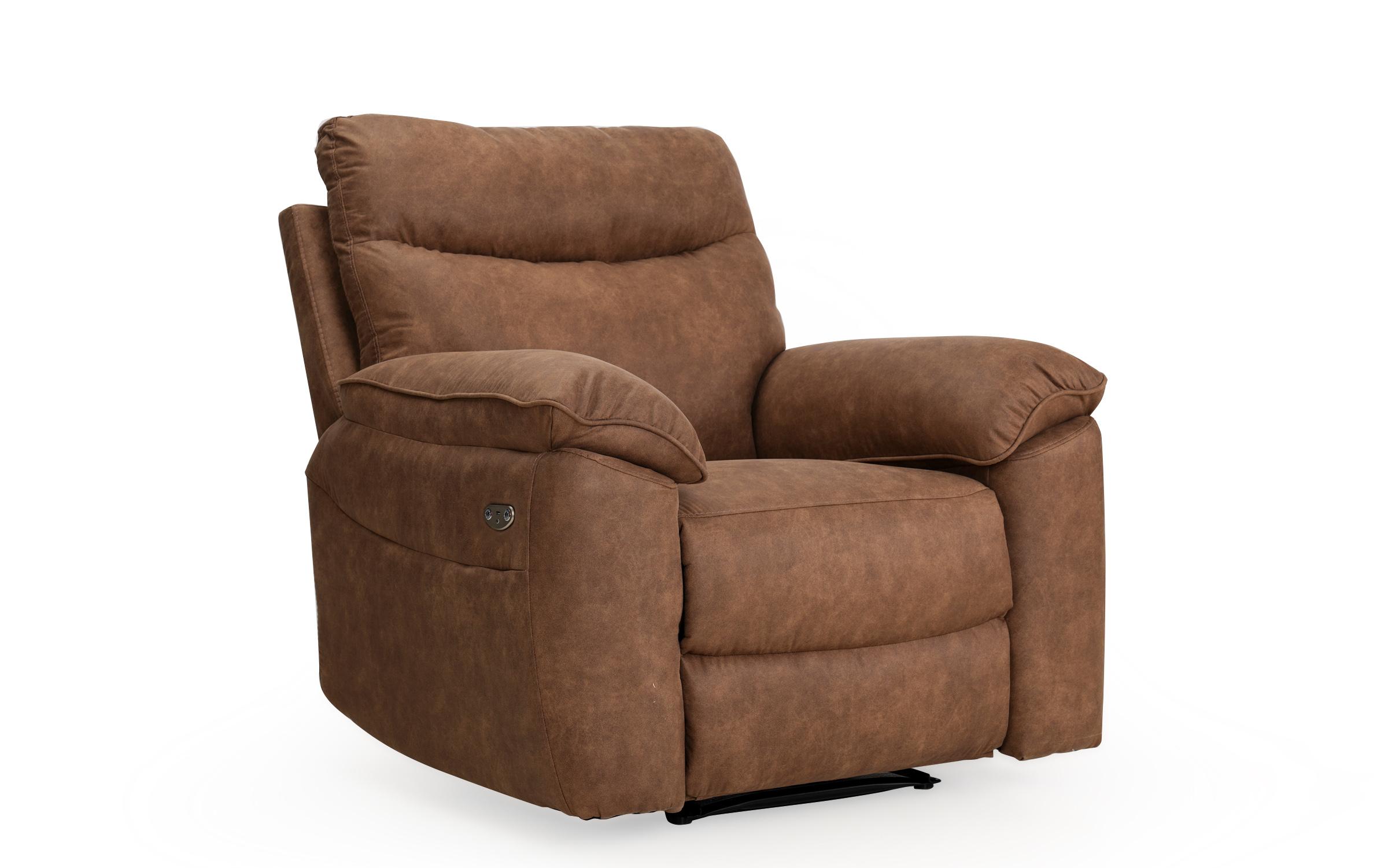 Armchair recliner /with electric mechanism/ Adesto, brown  10