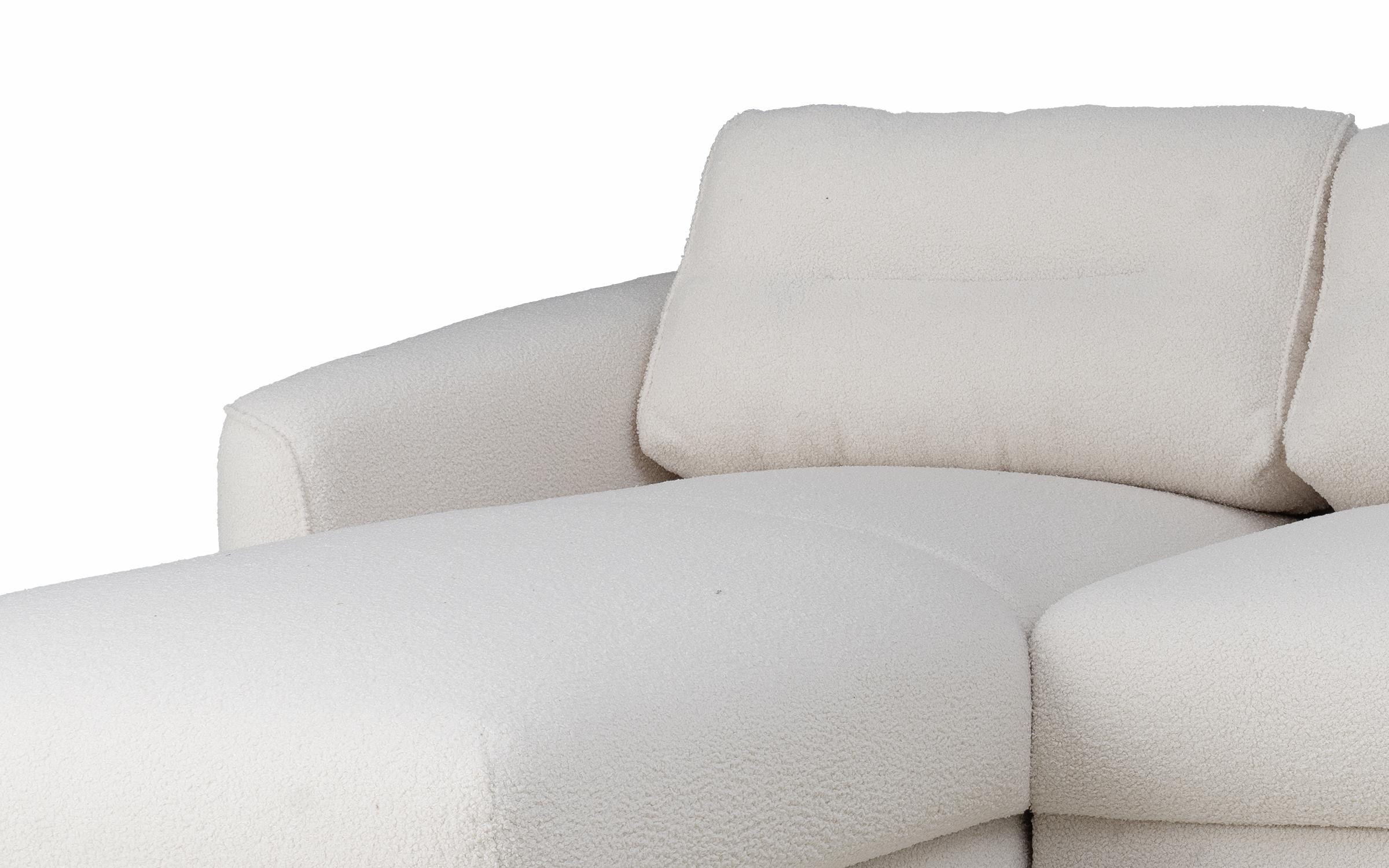 Extendable corner sofa Dorian, light beige  11