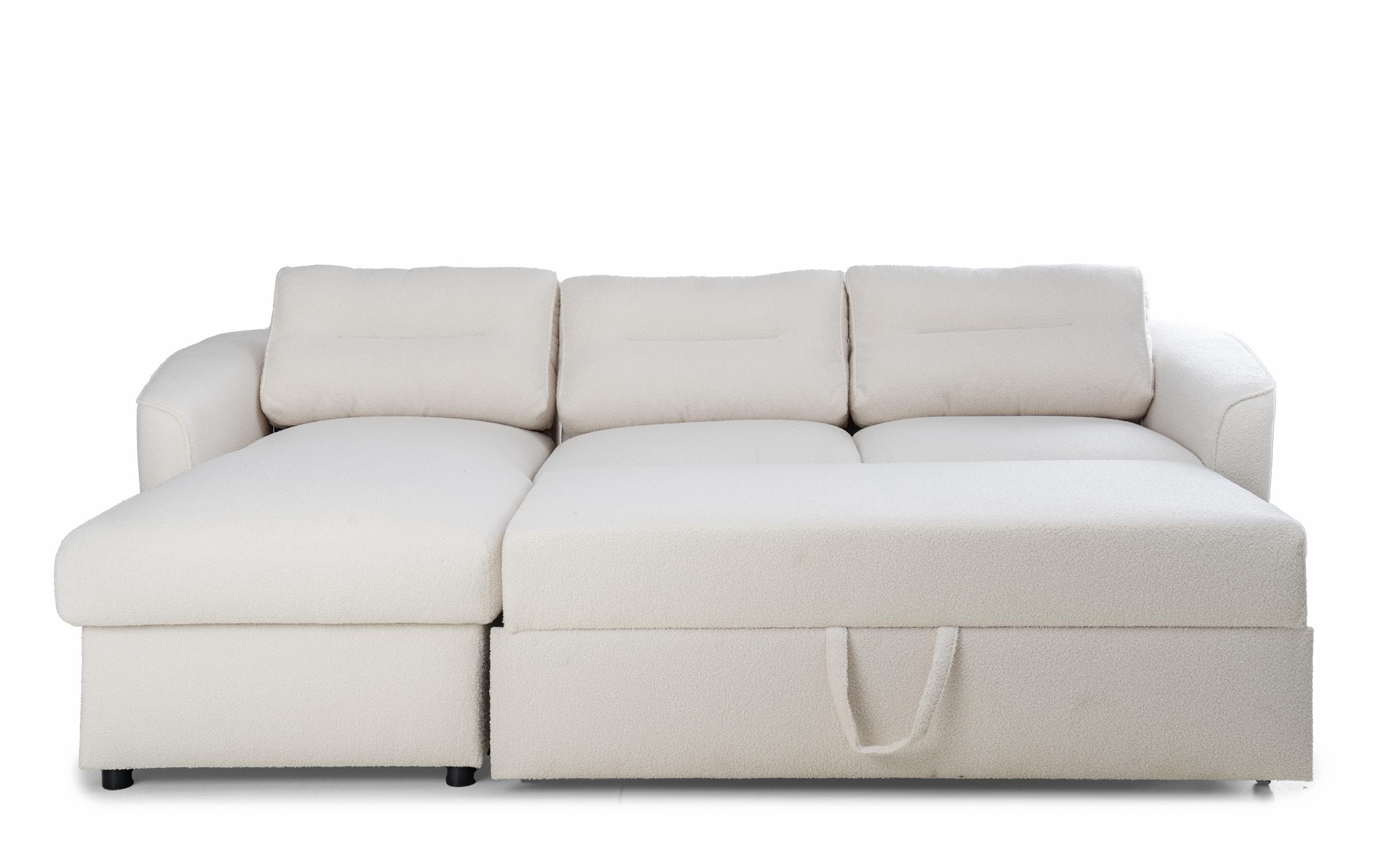 Extendable corner sofa Dorian, light beige  8