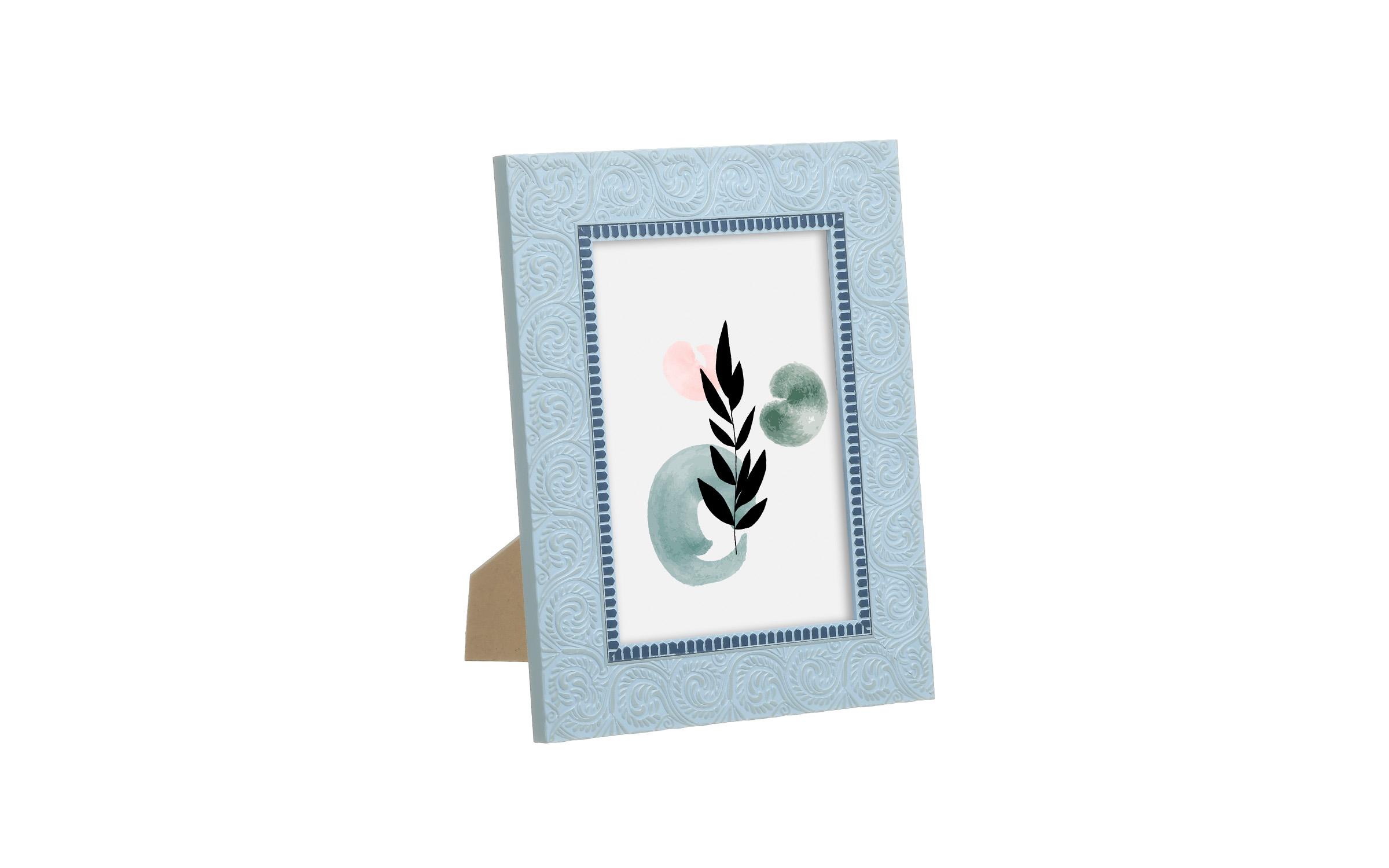 Decorative photo frame, blue  1