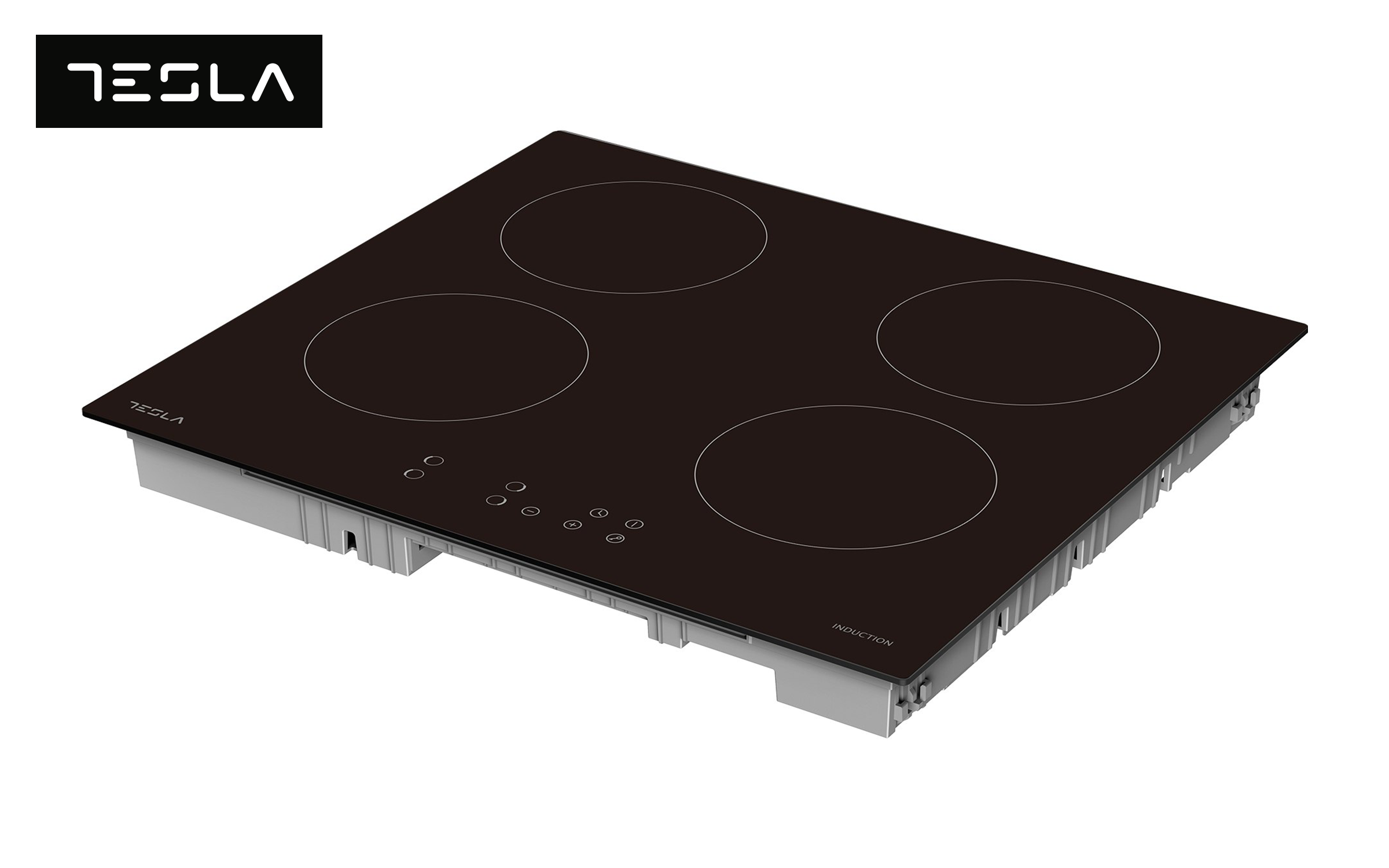 Induction hob TESLA, 4 zones HI6401MB, black  4