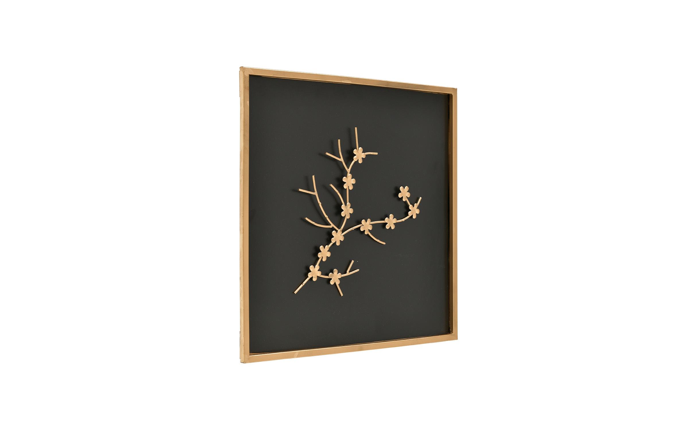 Wall decoration, black + golden  2