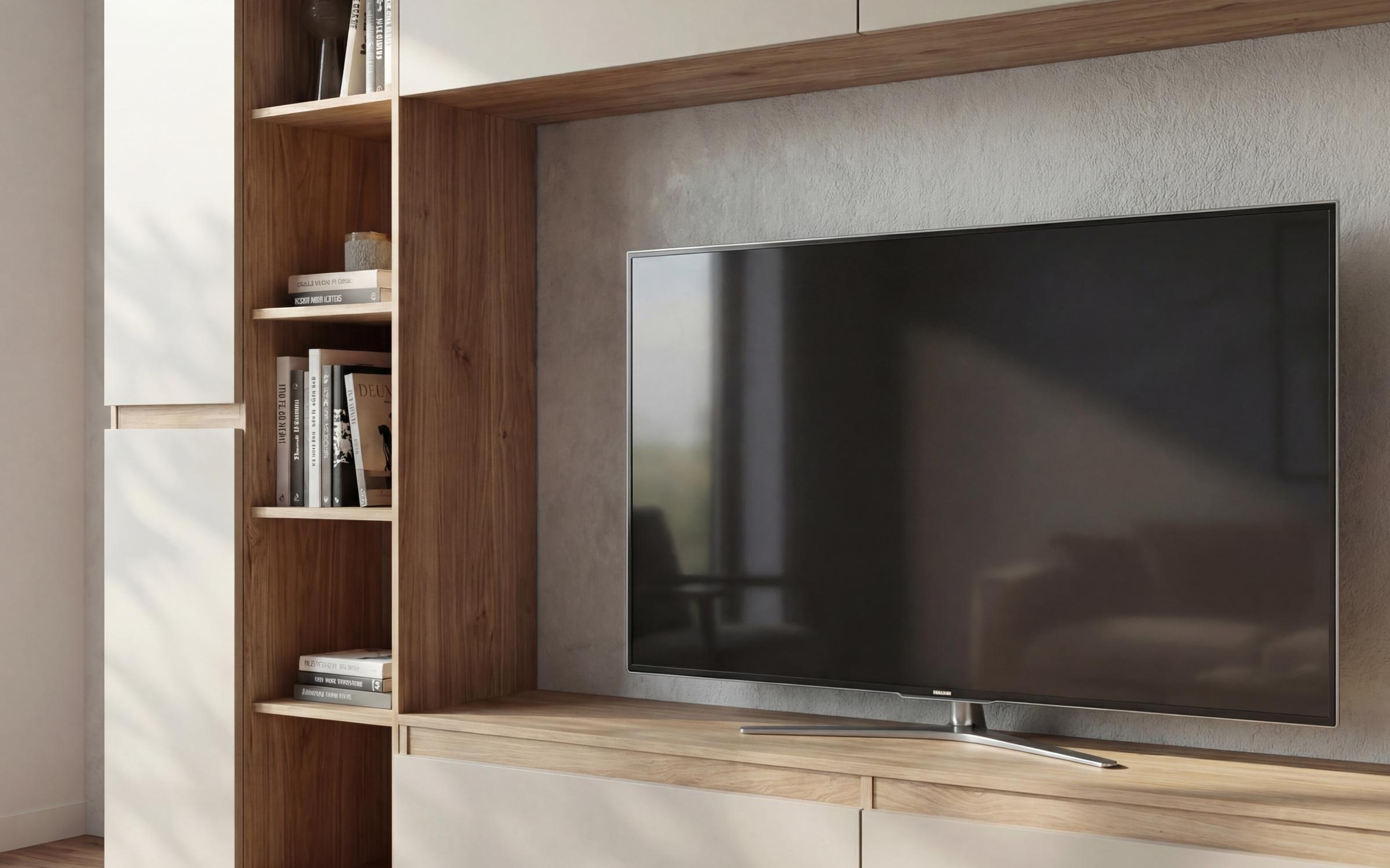 Shelf unit Modena, Honey oak + cashmere  4