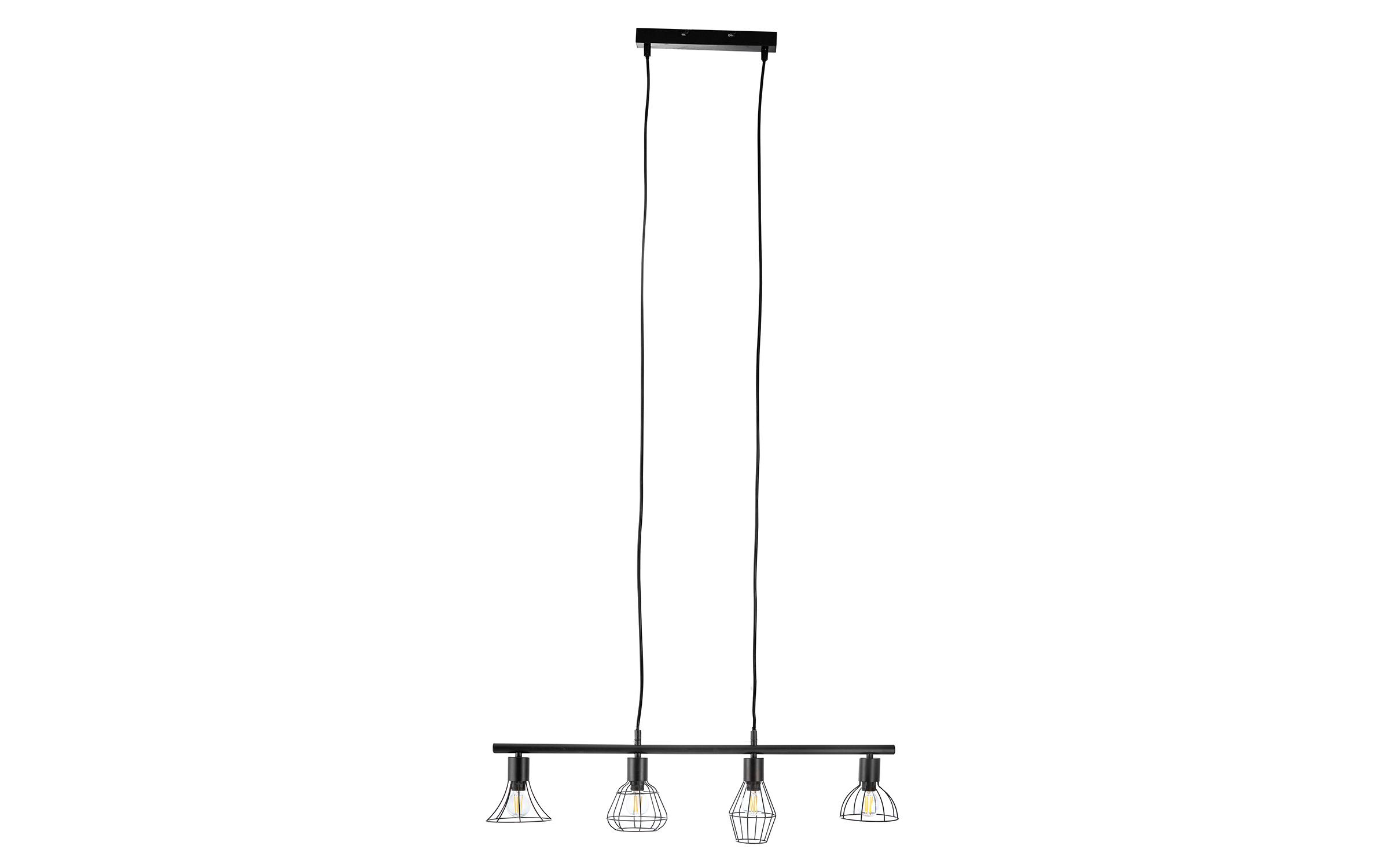 Bulb type: 4xE14/ max 40W Ceiling lamp 01674, black  1