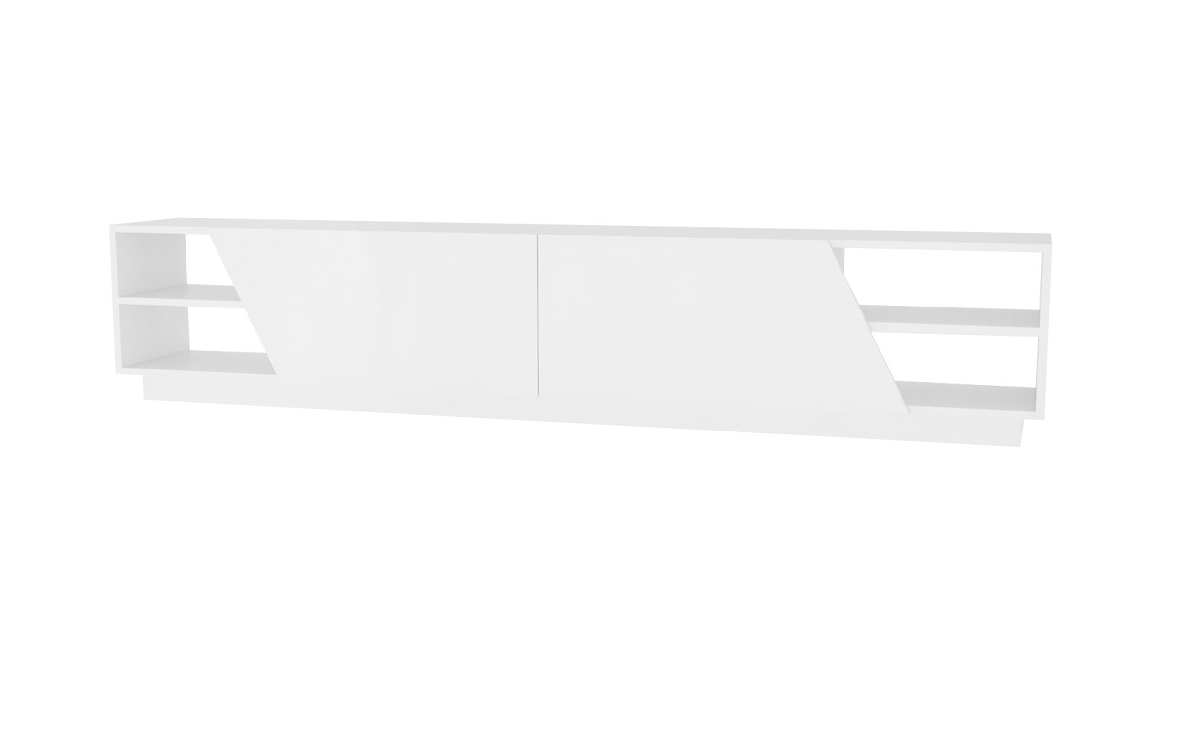 TV cabinet Rodos, white  5