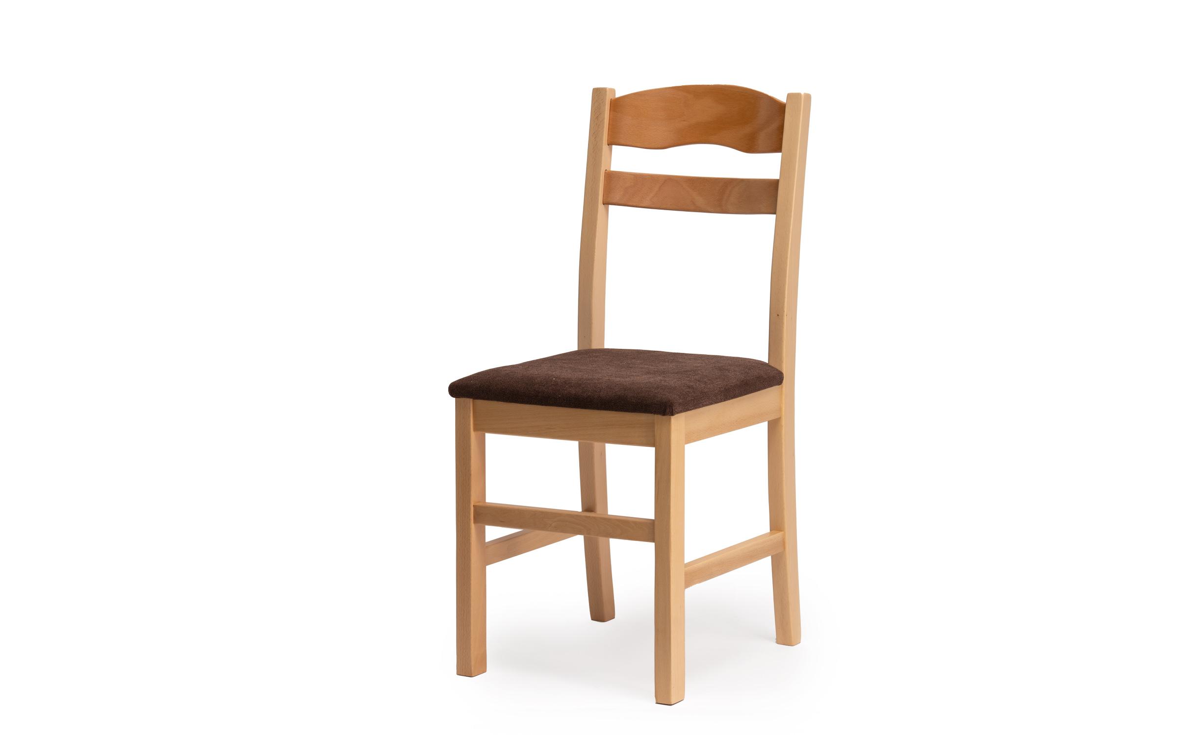 Dining chair Sando, natural + brown seat  5