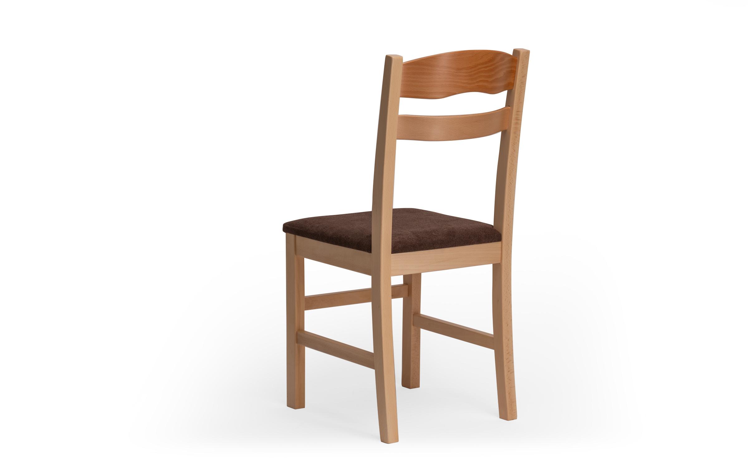 Dining chair Sando, natural + brown seat  6