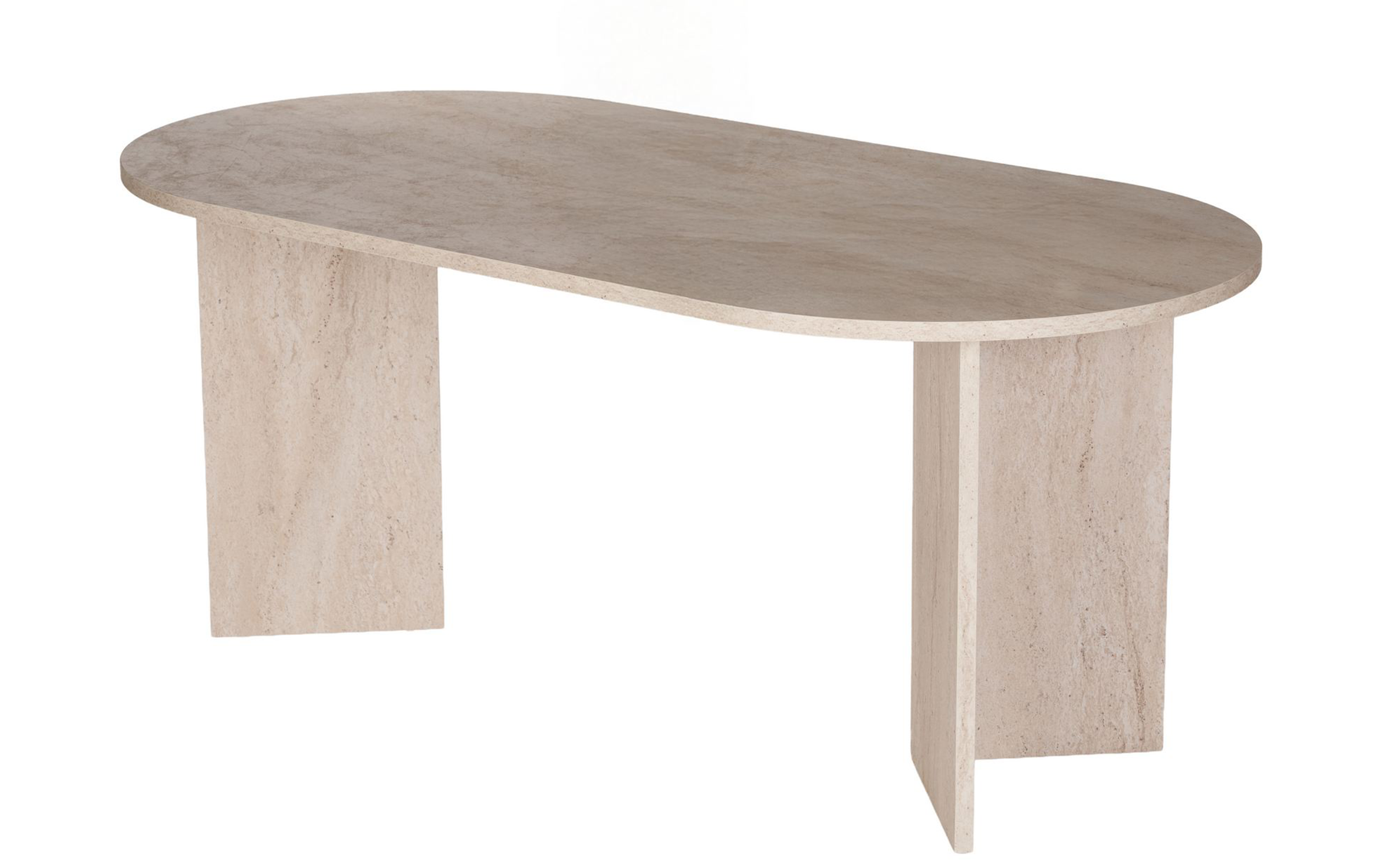 Dining table Sablin, travertine decor  4