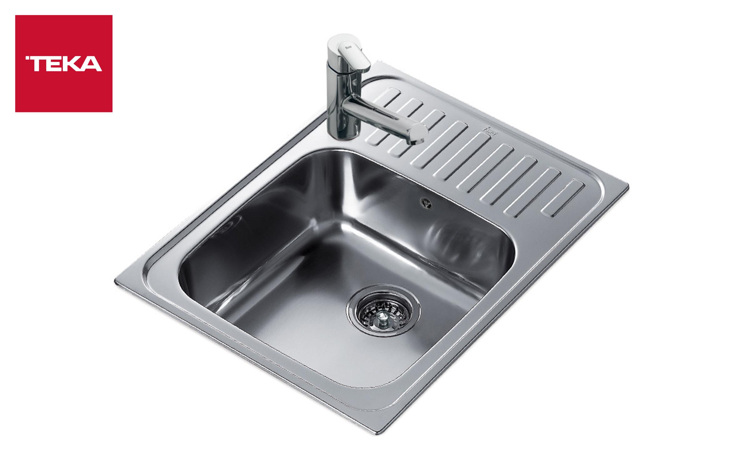 Built-in sink TEKA SUPER BOWL 1C, inox  2