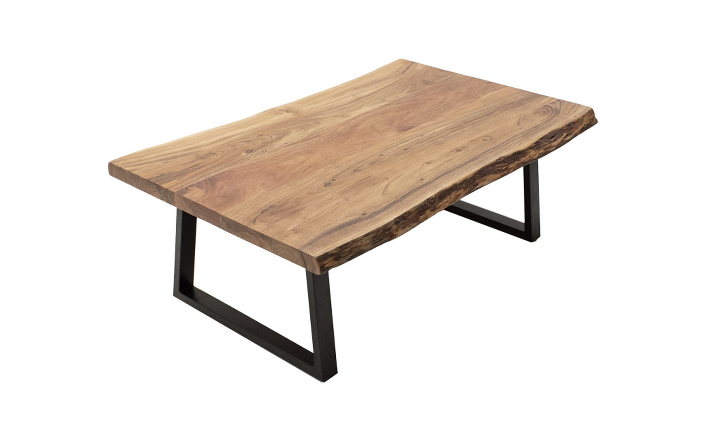 Coffee table Miles, natural + black  4