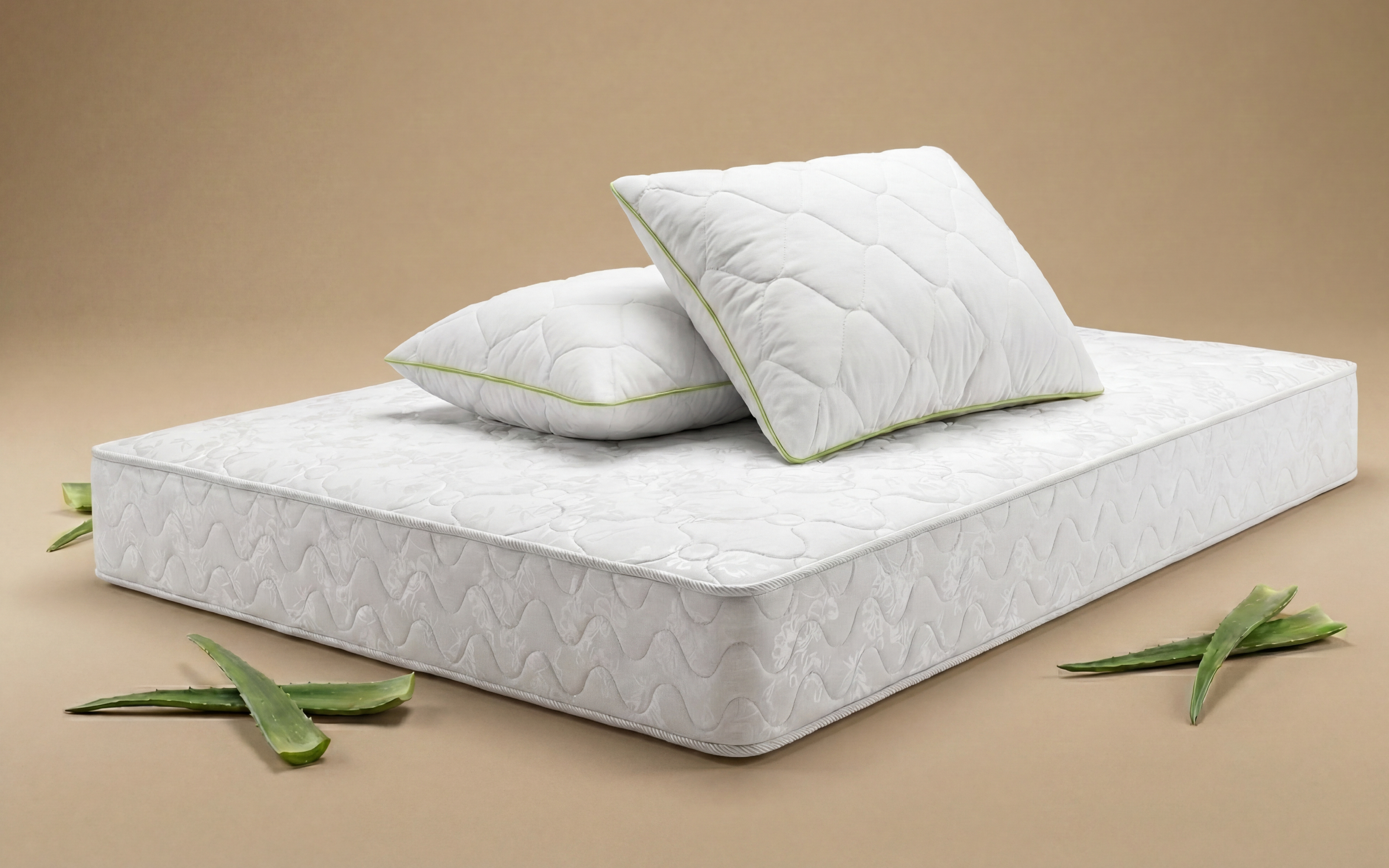 Комплект матрак 160/200 + 2 бр. възглавници Лео Класик + Aloe Dream,   1
