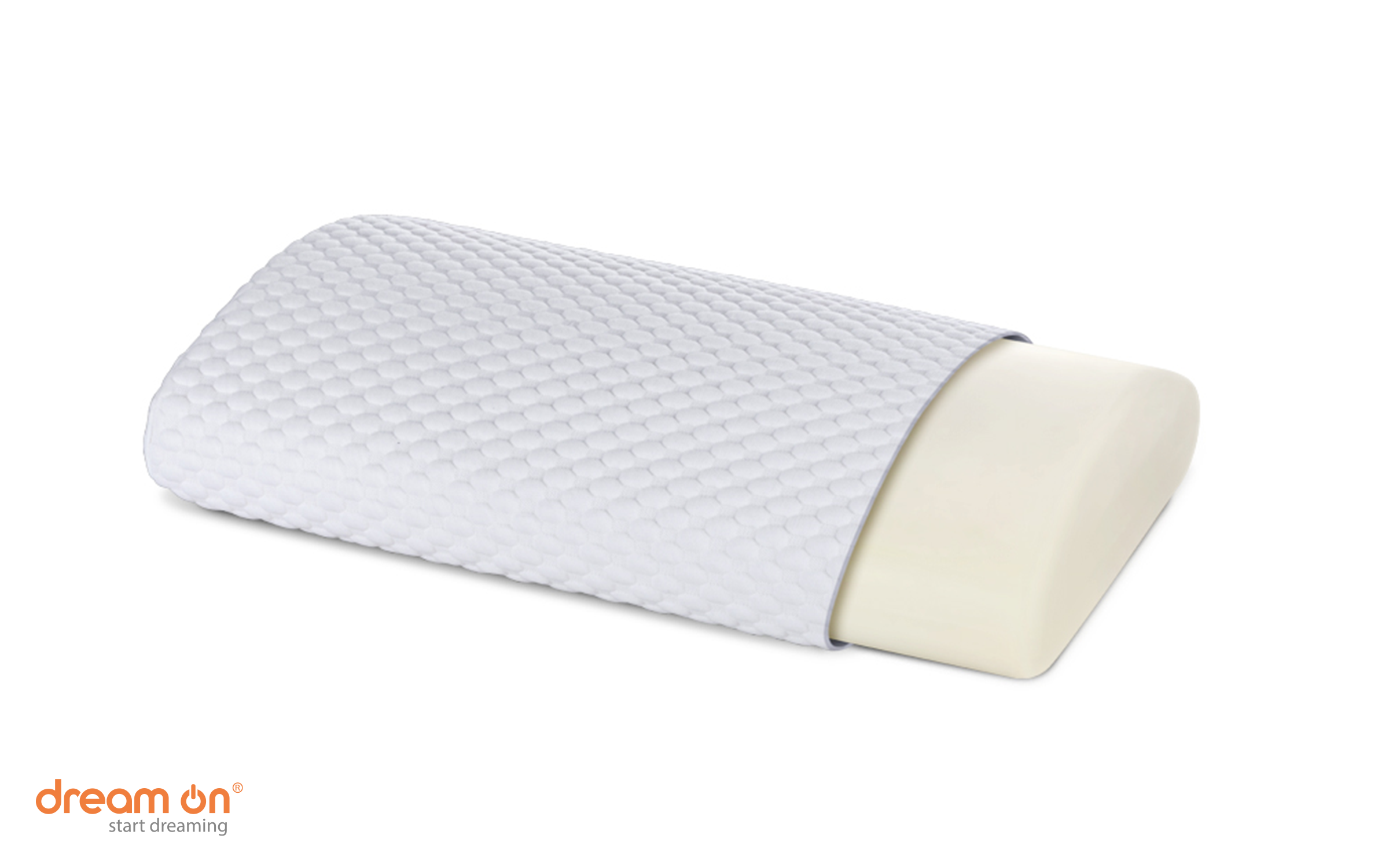 Pillow 59/34 Memory Rainbow, white  2