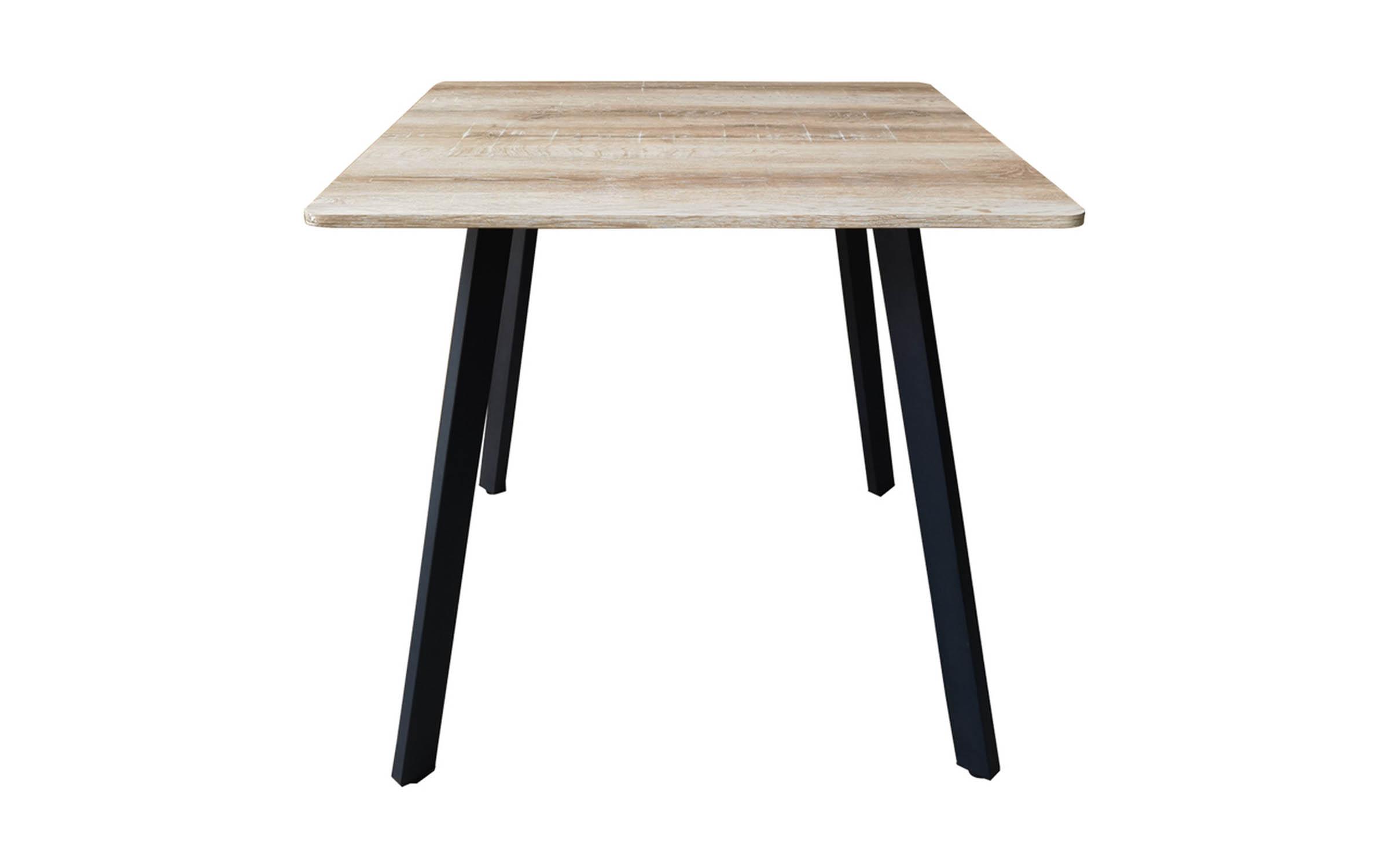 Dining table Squaro 80, Sonoma + black  2