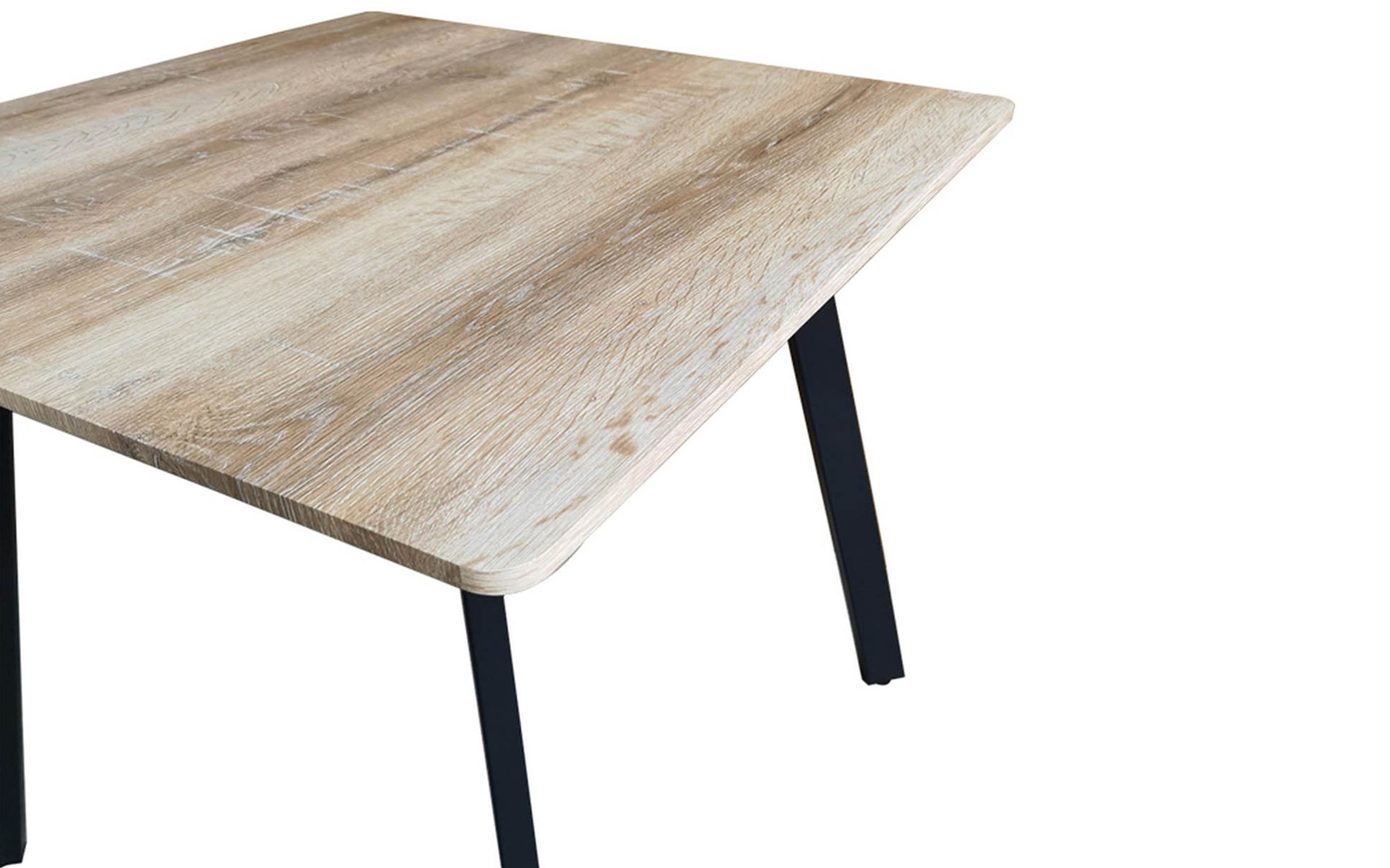 Dining table Squaro 80, Sonoma + black  4