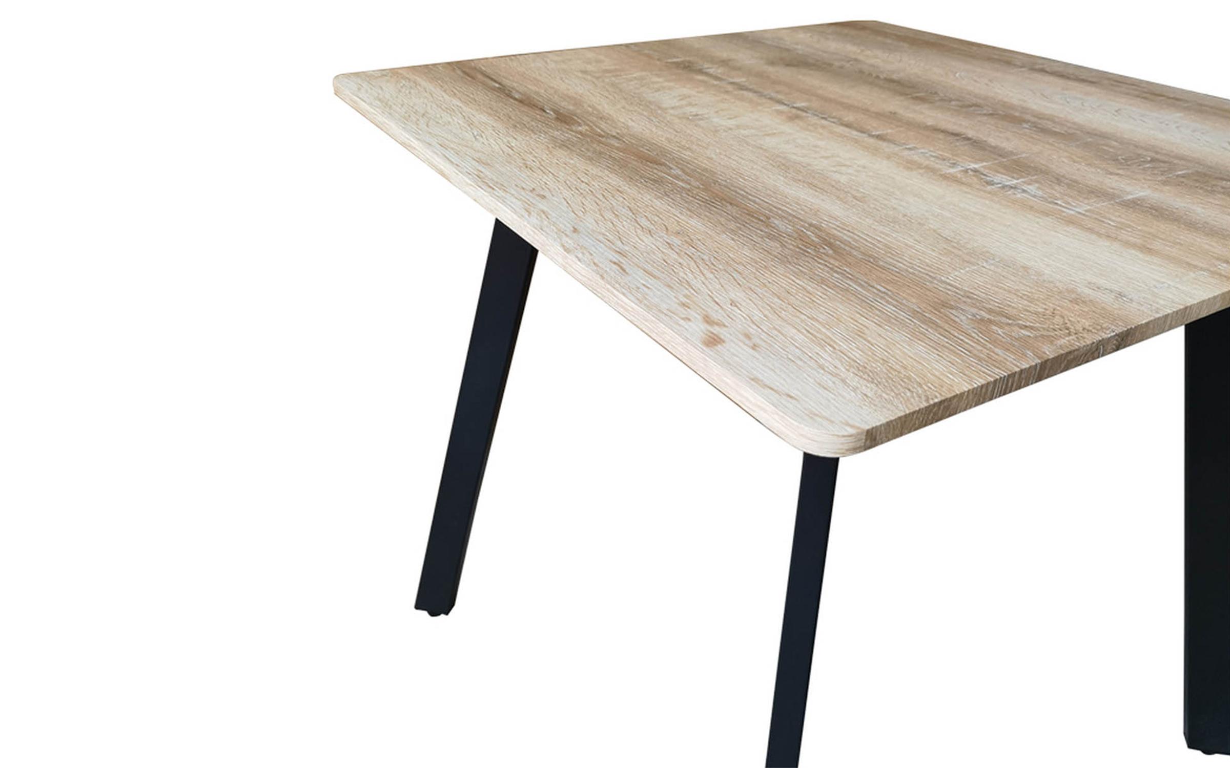 Dining table Squaro 80, Sonoma + black  3