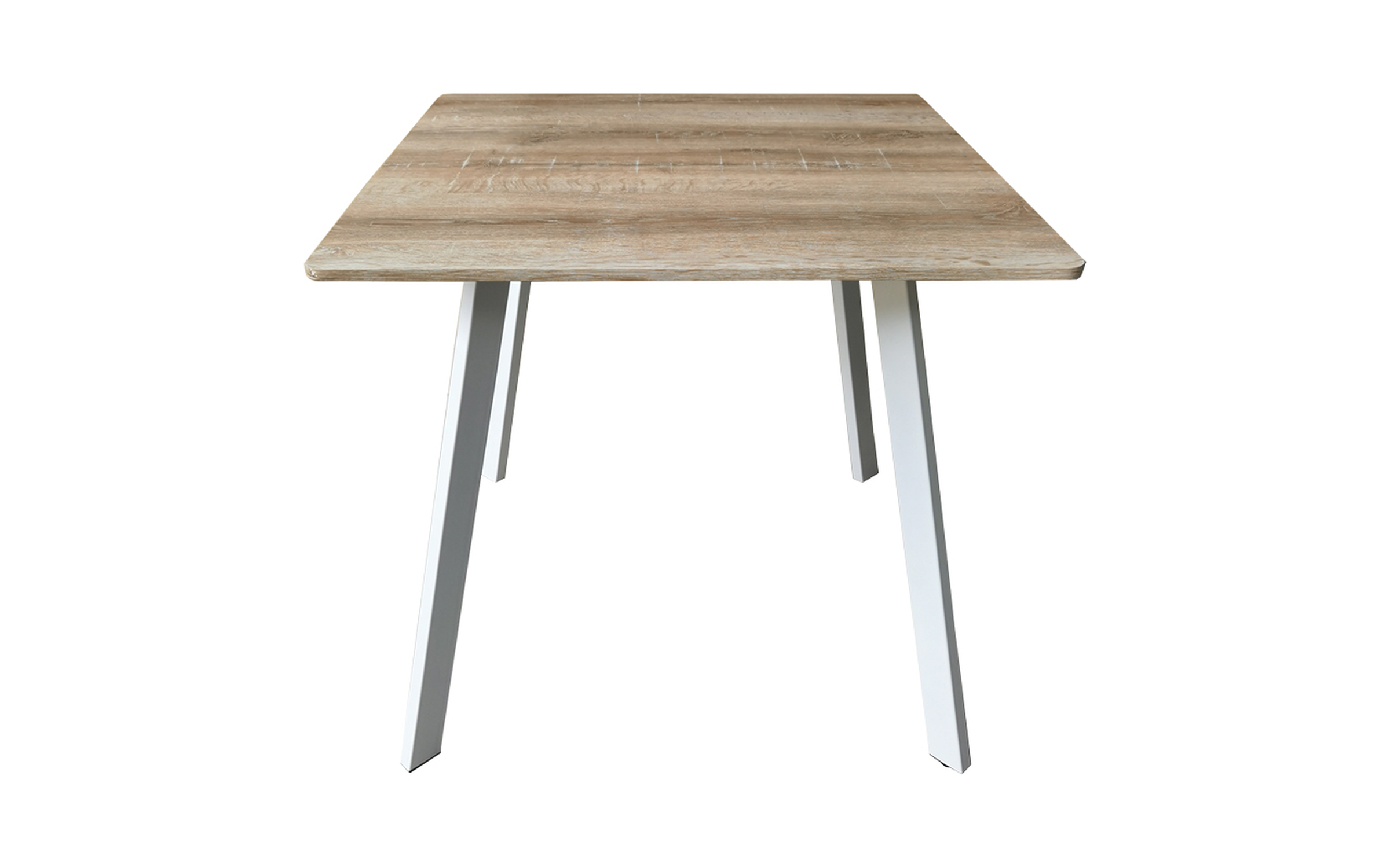 Dining table Squaro 80, Sonoma + white  2